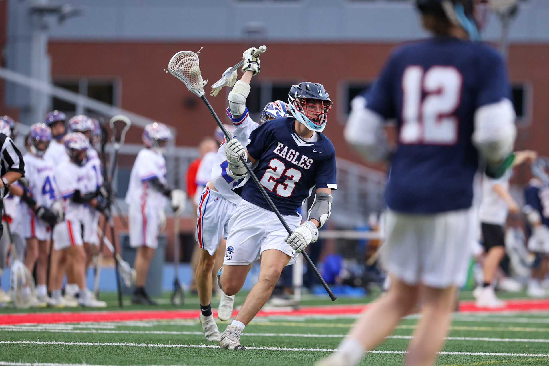 Boys Lacrosse vs Bartlett. (Ryan Beatty Photo)