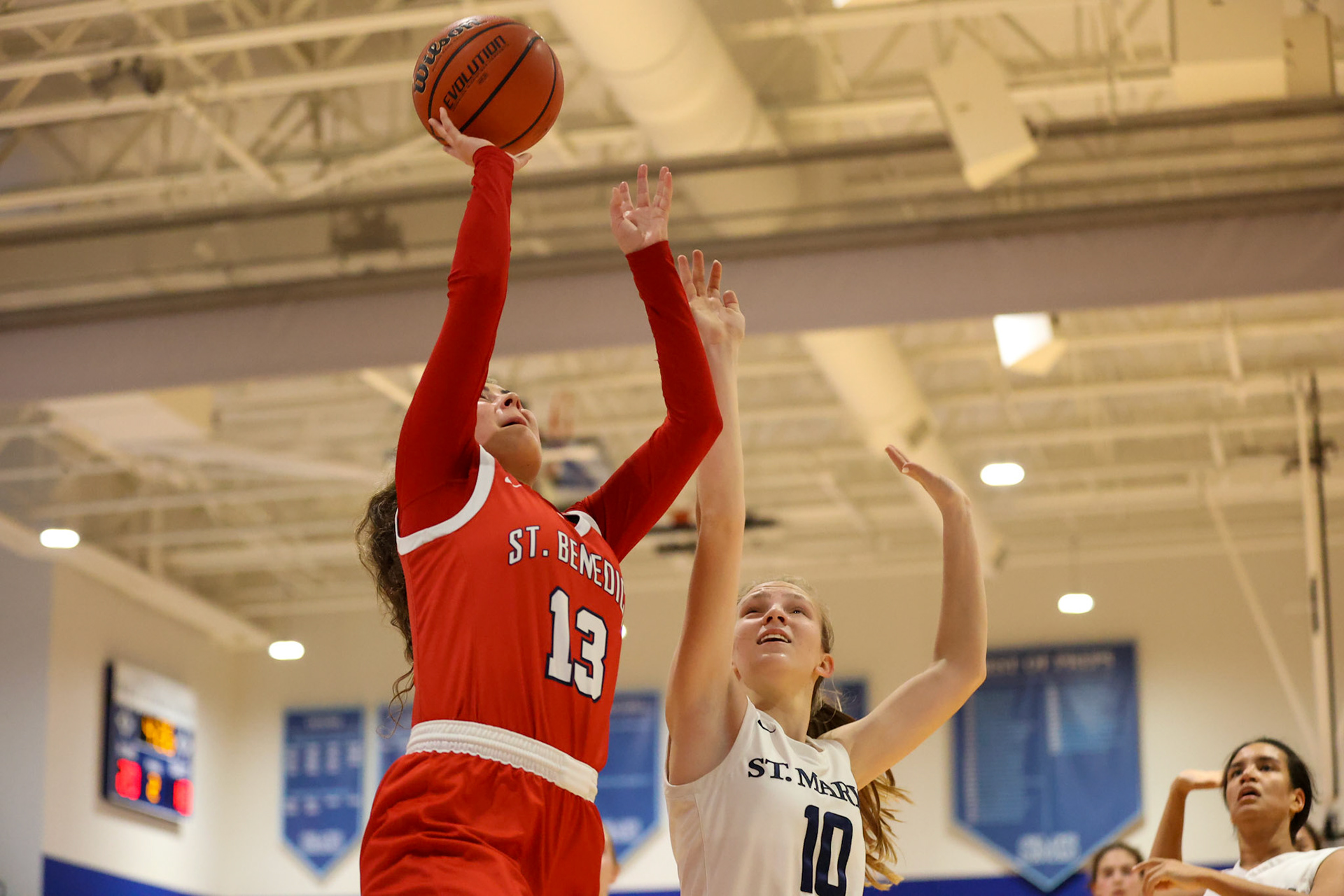 SBA Girls Basketball vs St. Mary’s. (Ryan Beatty Photo)