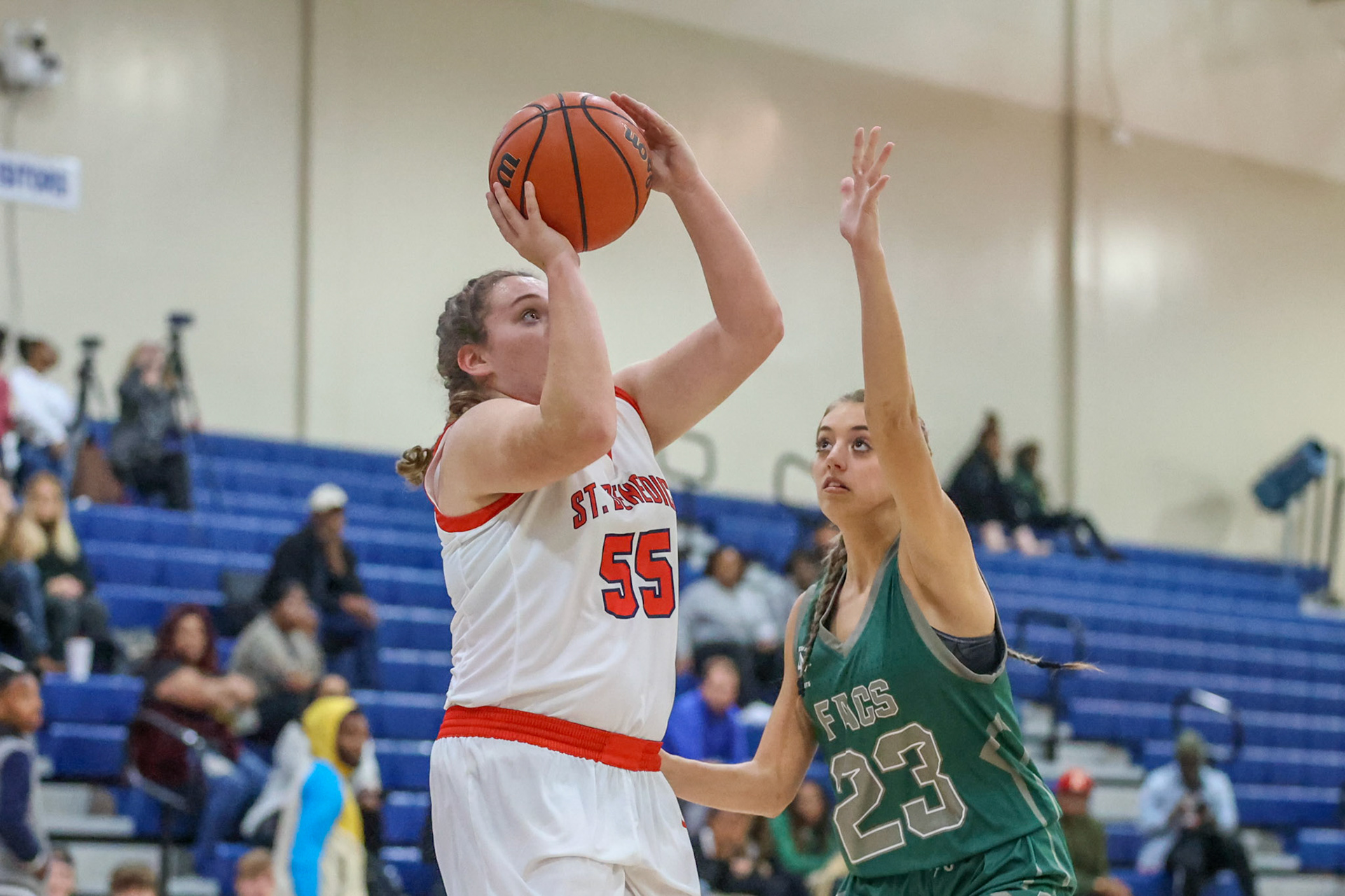 SBA Basketball vs FACS on Friday, Nov. 18, 2022. (Ryan Beatty/SBA)