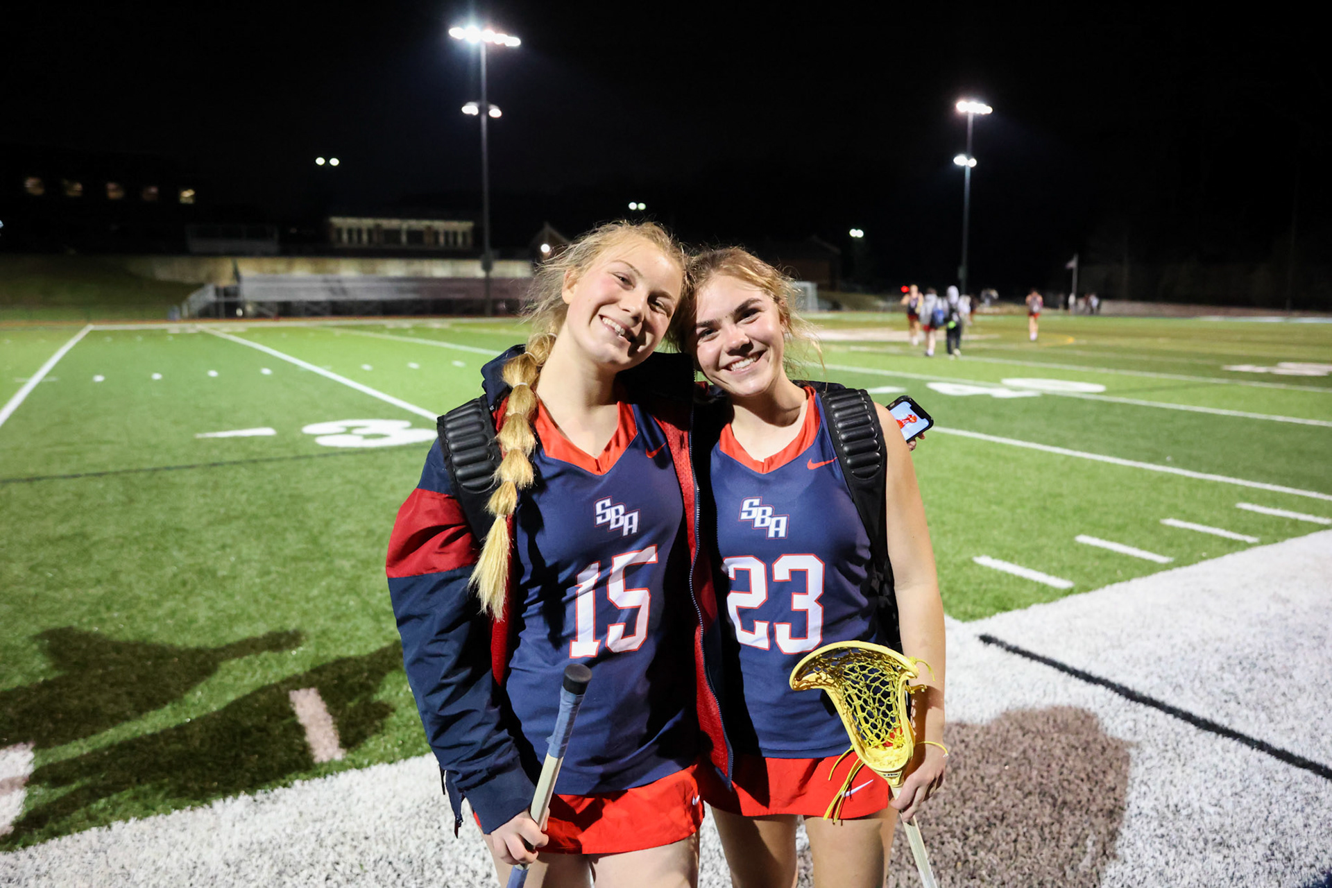 SBA Girls Lacrosse vs Lausanne on Wednesday, March 8, 2023. (Ryan Beatty Photo)