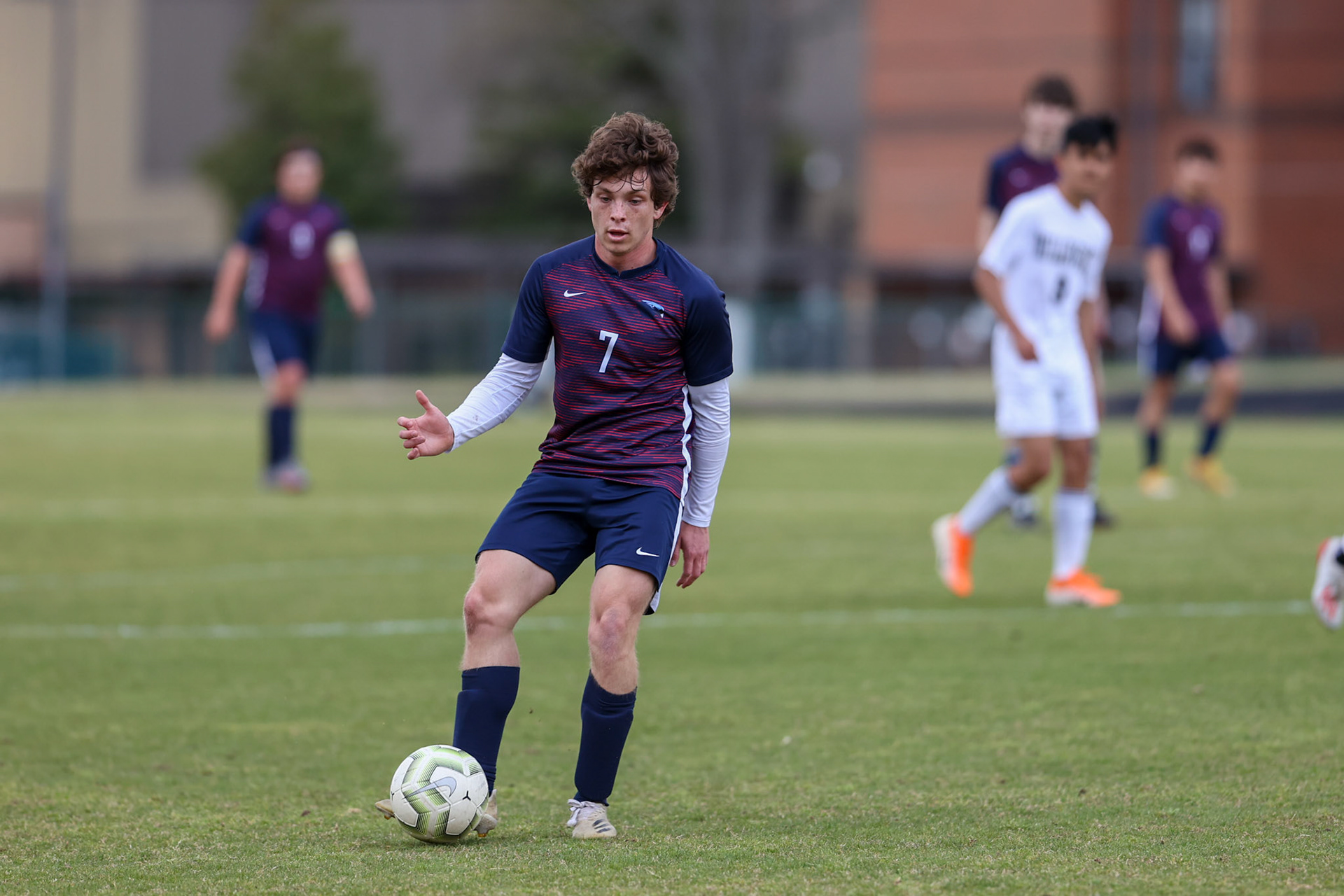 St. Benedict Soccer vs Millington on April 7, 2022 at St. Benedict At Auburndale High School in Memphis, TN. (Ryan Beatty/SBA)