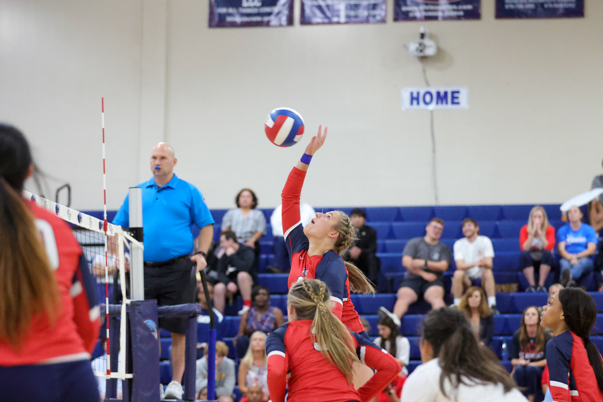 St. Benedict Volleyball vs White Station at St. Benedict at Auburndale in Memphis, TN on Thursday, September 22, 2022. (Ryan Beatty/SBA)