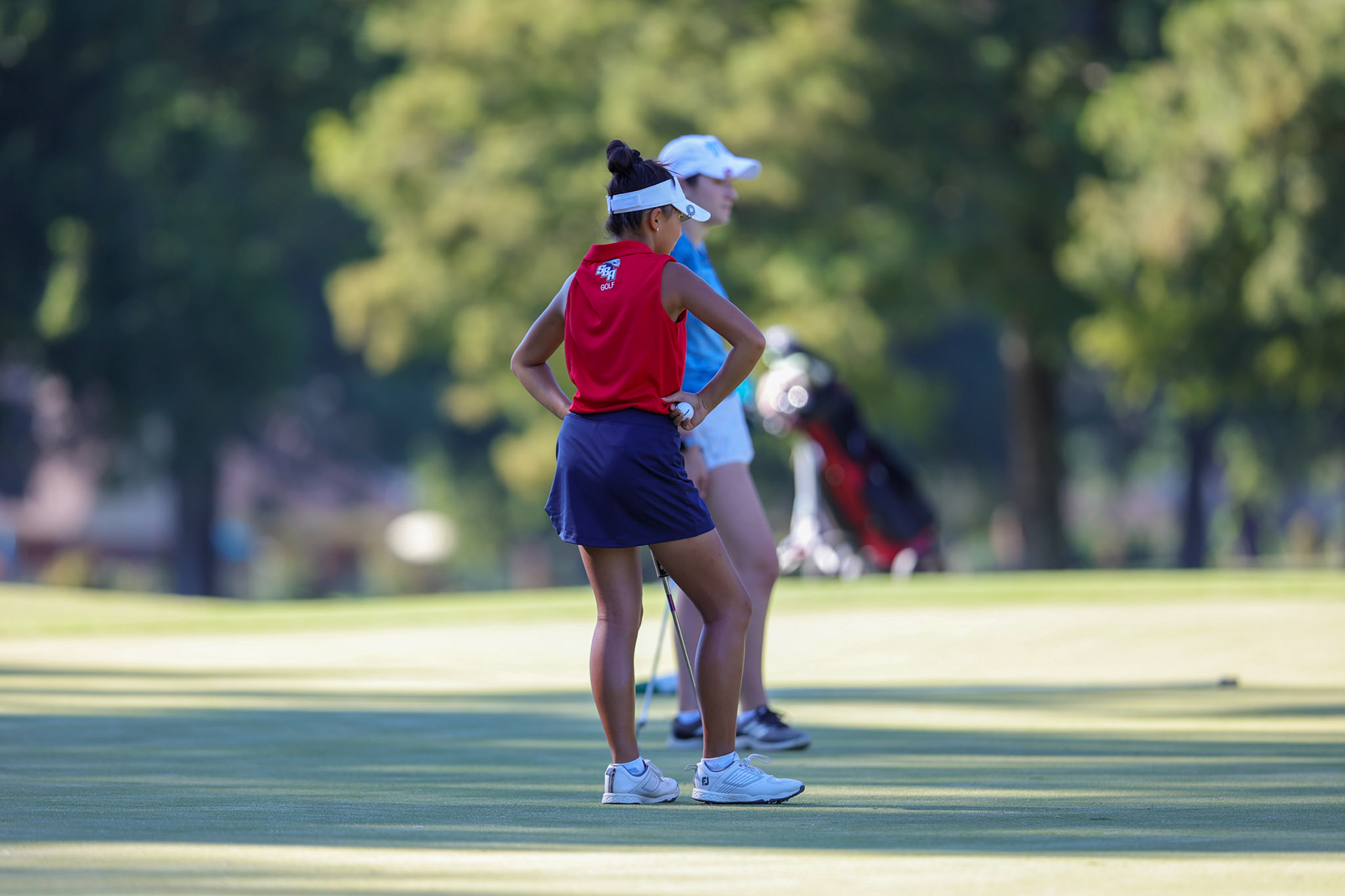 St. Benedict Girls Golf at Windyke on August 31, 2022. (Ryan Beatty/SBA)
