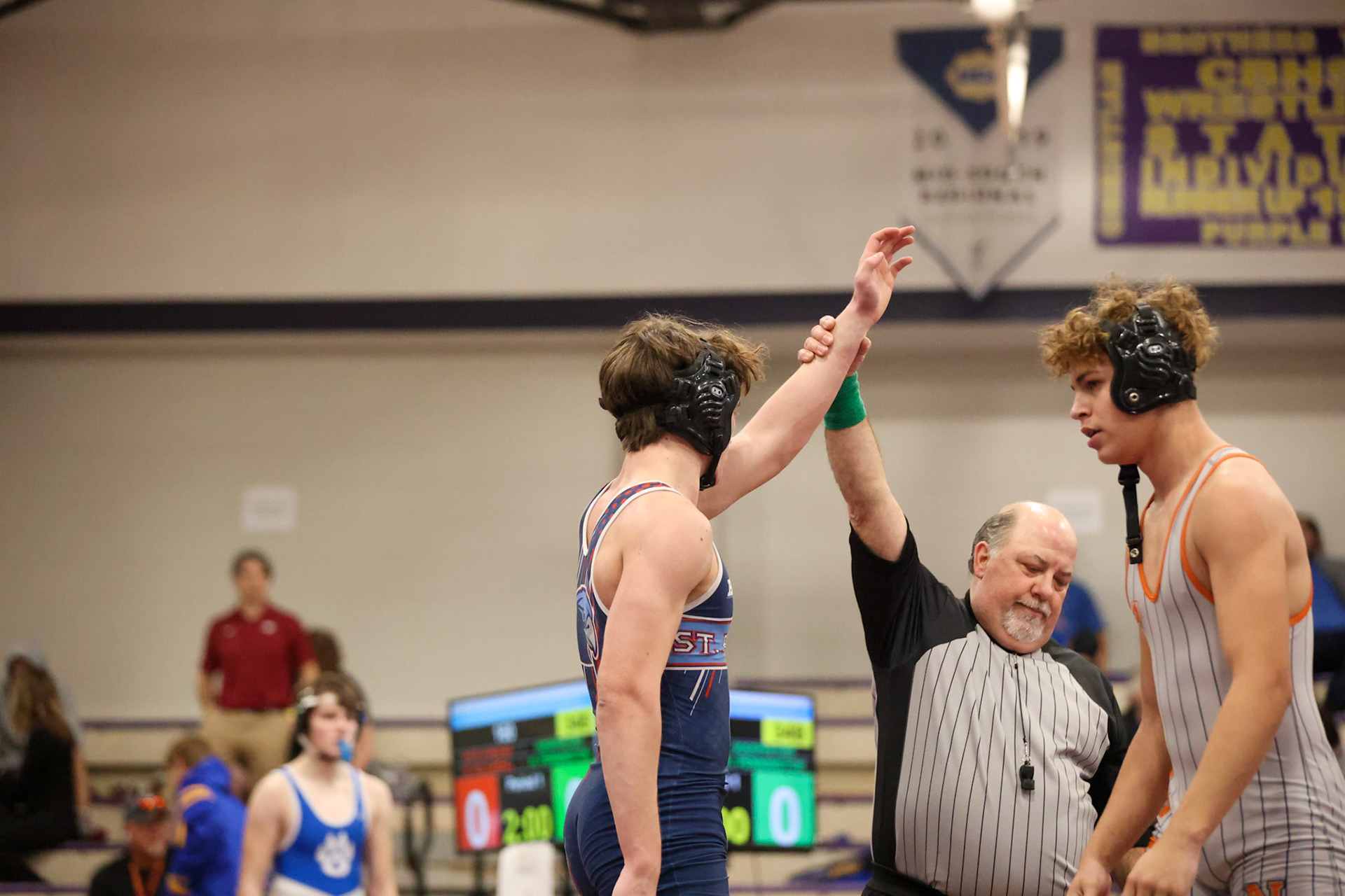 SBA Wrestling Regional Tournament on Saturday, Feb. 11, 2023. (Ryan Beatty Photo)