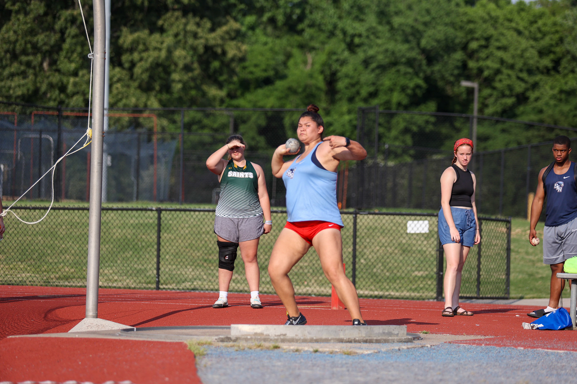 St. Benedict Track at MUS Region Meet on May 11, 2022. (Ryan Beatty/SBA)