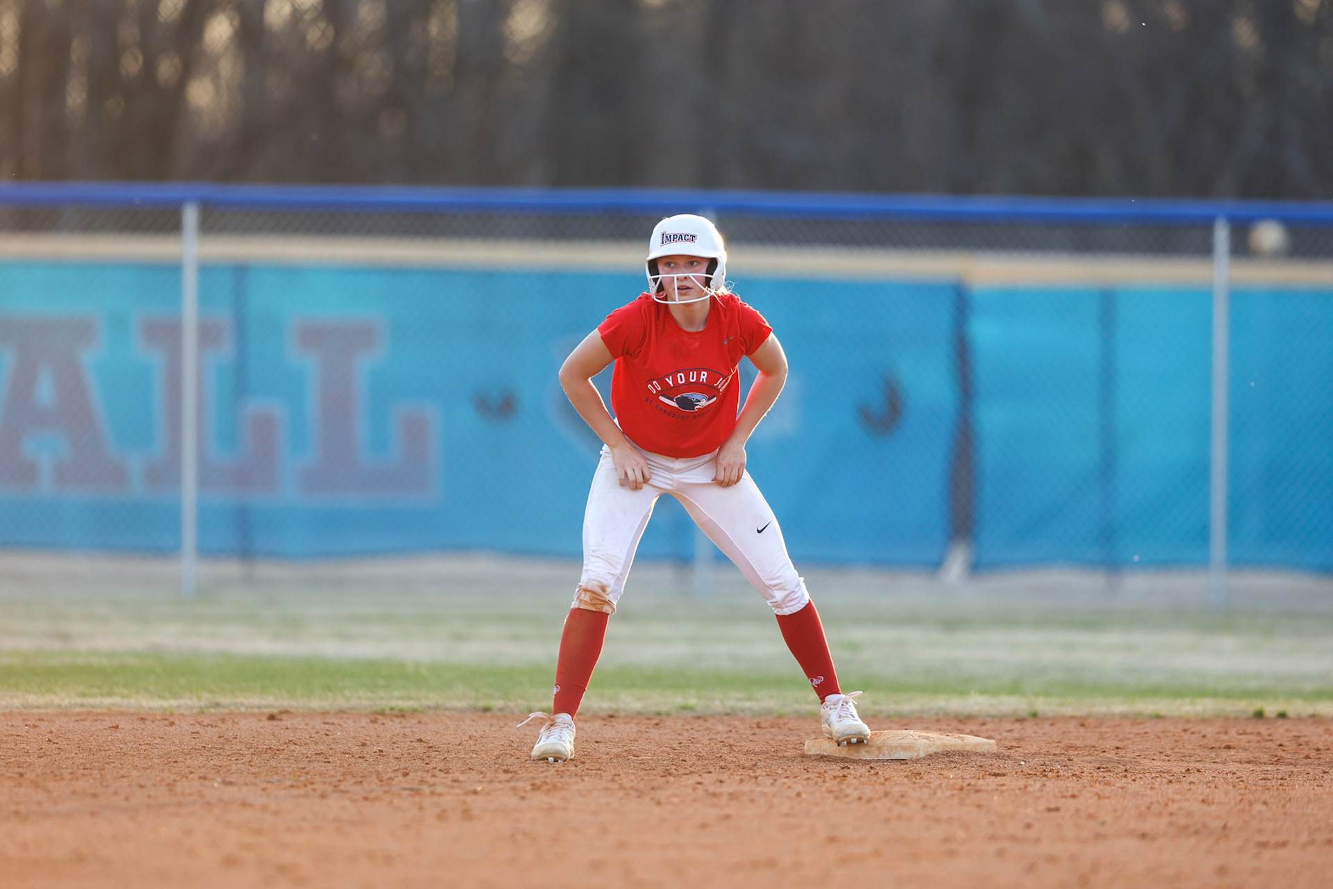 St. Benedict Softball vs Bartlett High School on March 3, 2022 at W.J. Freeman Park in Memphis, TN (Ryan Beatty/SBA)
