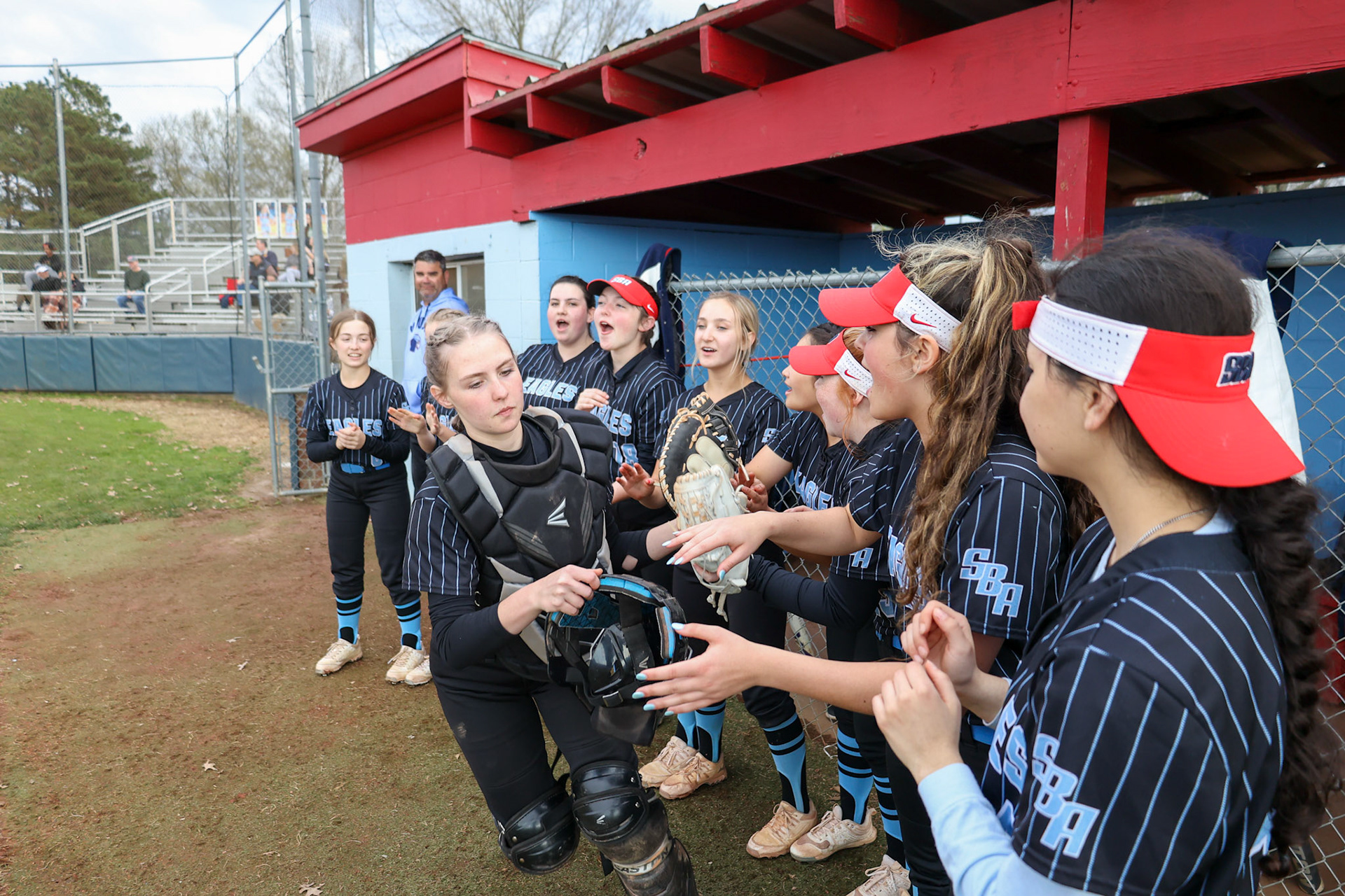 St. Benedict Softball vs St. Agnes Academy on Wednesday April 6, 2022 at St. Benedict At Auburndale High School in Memphis, TN. (Ryan Beatty/SBA)