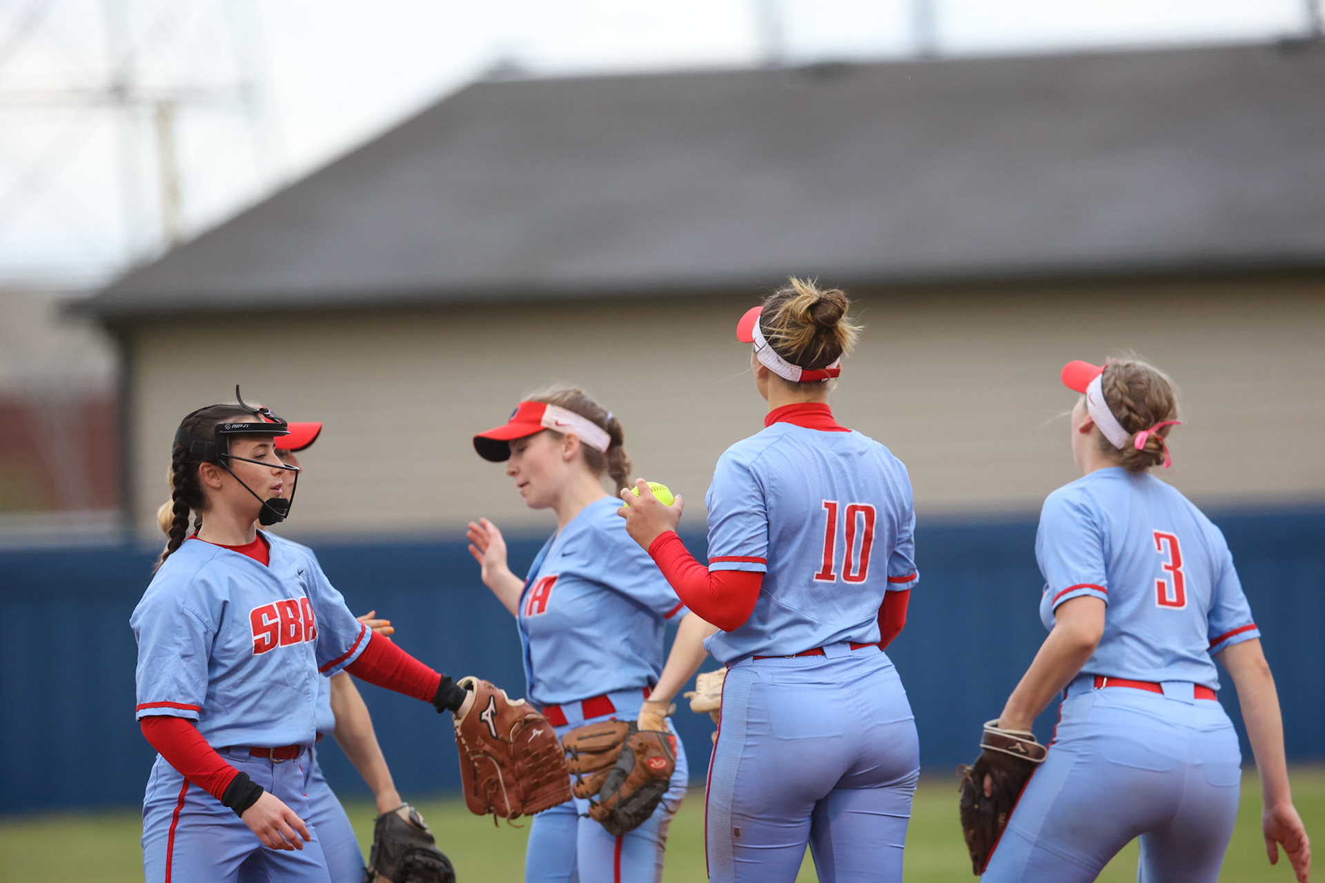 St. Benedict Softball vs Millington on Senior Night at St. Benedict at Auburndale in Memphis, TN on April 20, 2022. (Ryan Beatty/SBA)