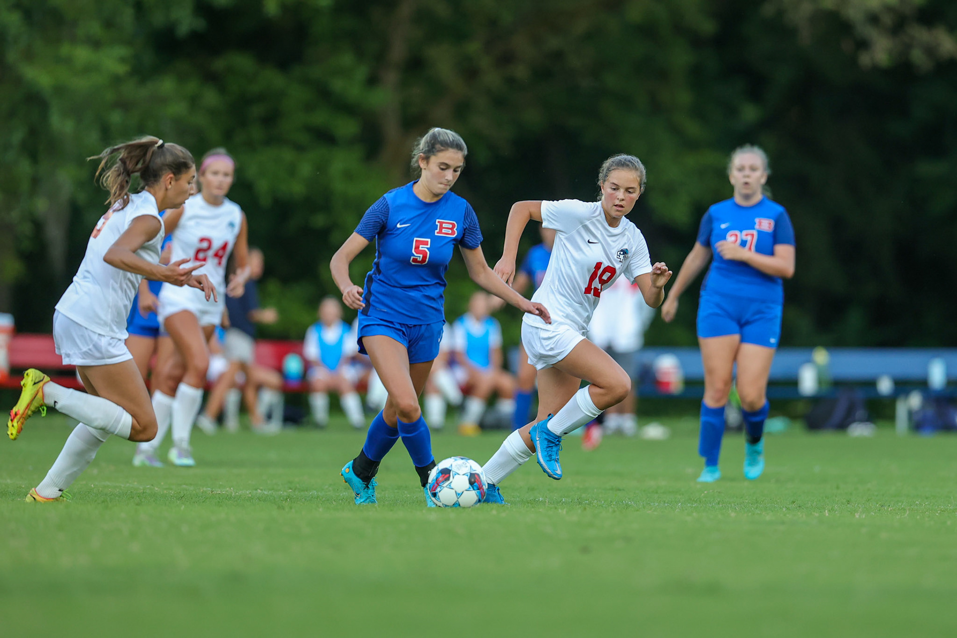 SBA Soccer vs Bartlett at Bartlett High School on Thursday, August 18, 2022. (Ryan Beatty/SBA)