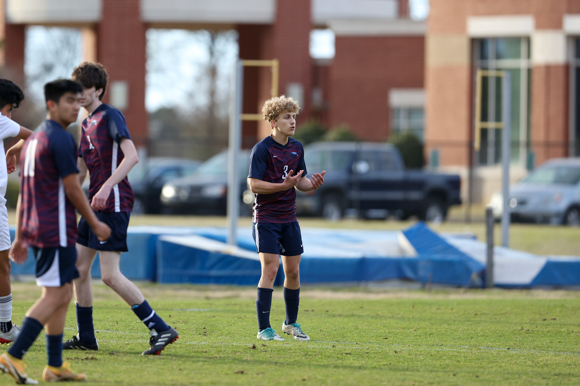 St. Benedict Soccer vs Millington on April 7, 2022 at St. Benedict At Auburndale High School in Memphis, TN. (Ryan Beatty/SBA)