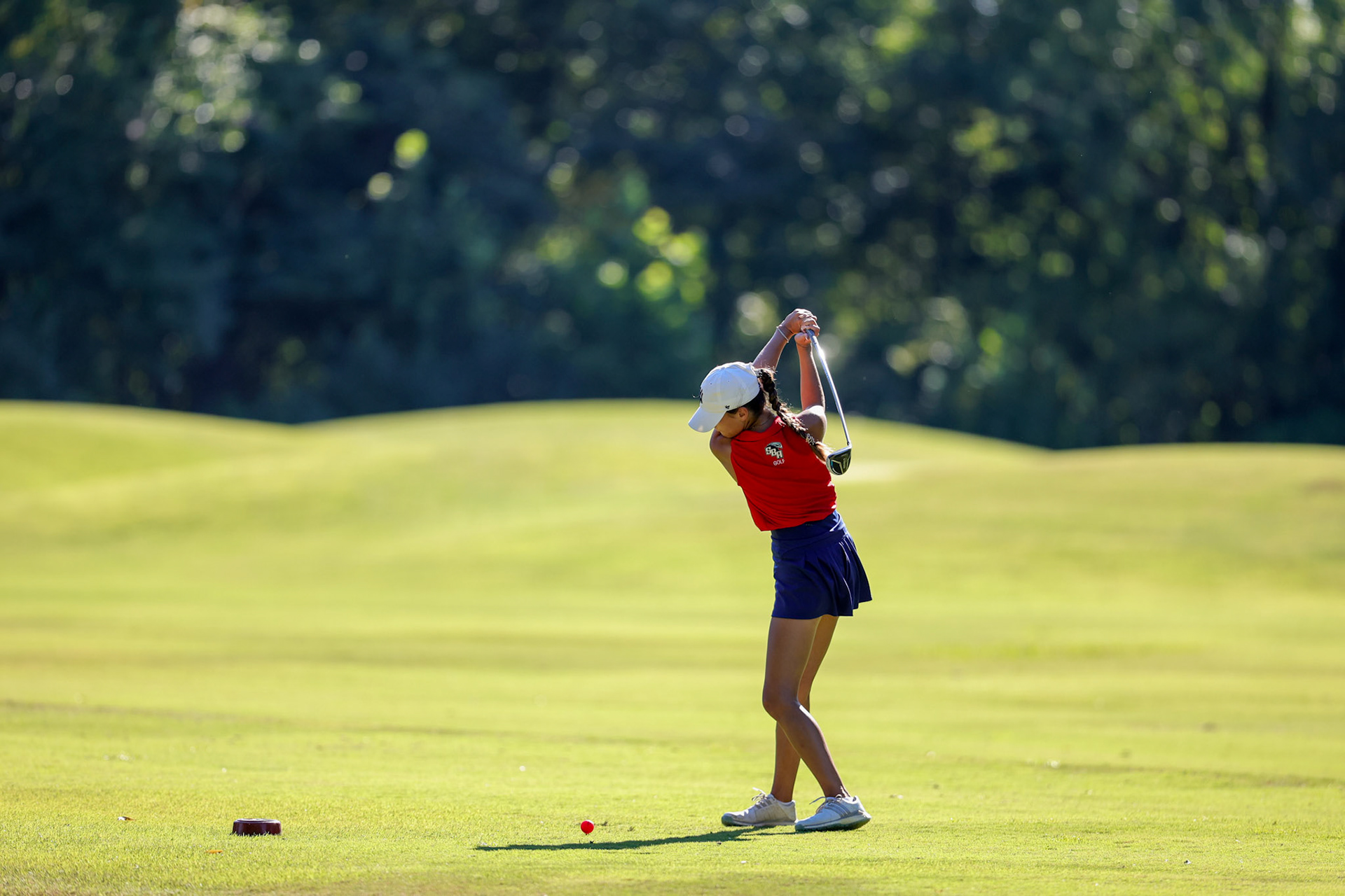 St. Benedict Girls Golf at Windyke on August 31, 2022. (Ryan Beatty/SBA)