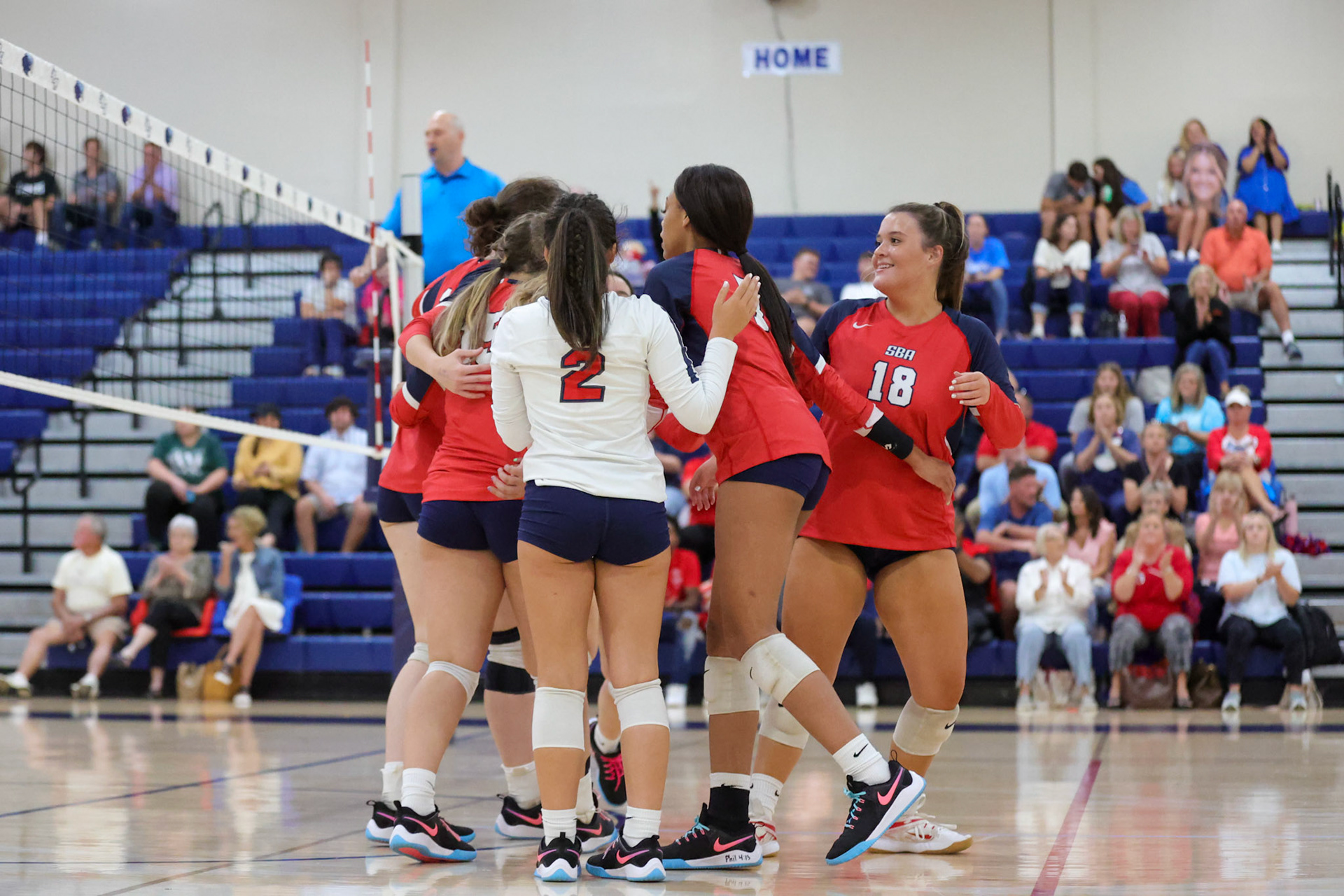 St. Benedict Volleyball vs White Station at St. Benedict at Auburndale in Memphis, TN on Thursday, September 22, 2022. (Ryan Beatty/SBA)