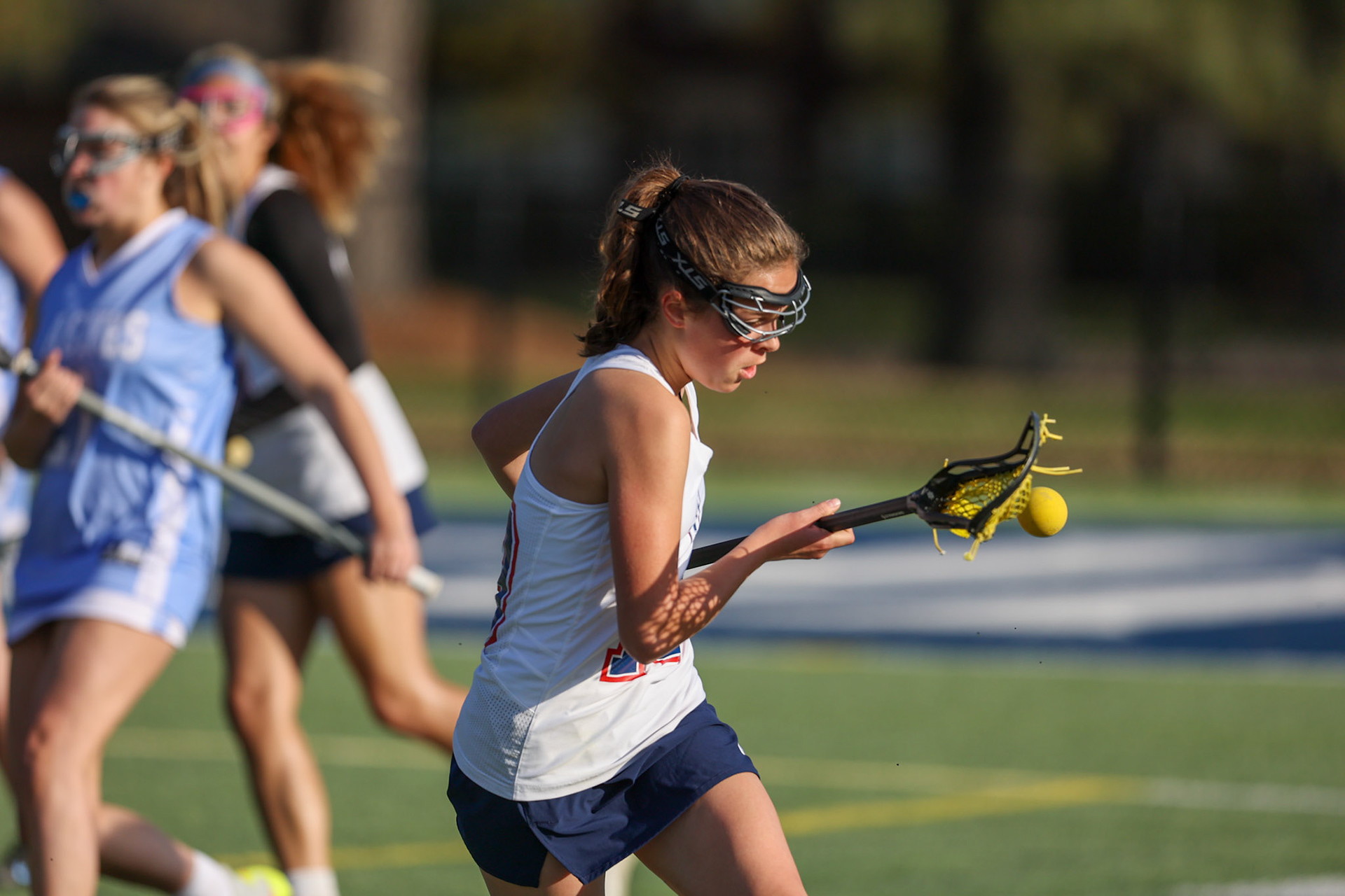 St. Benedict Girls Lacrosse vs St. Agnes on Senior Night at St. Benedict at Auburndale in Memphis, TN on April 19, 2022. (Ryan Beatty/SBA)