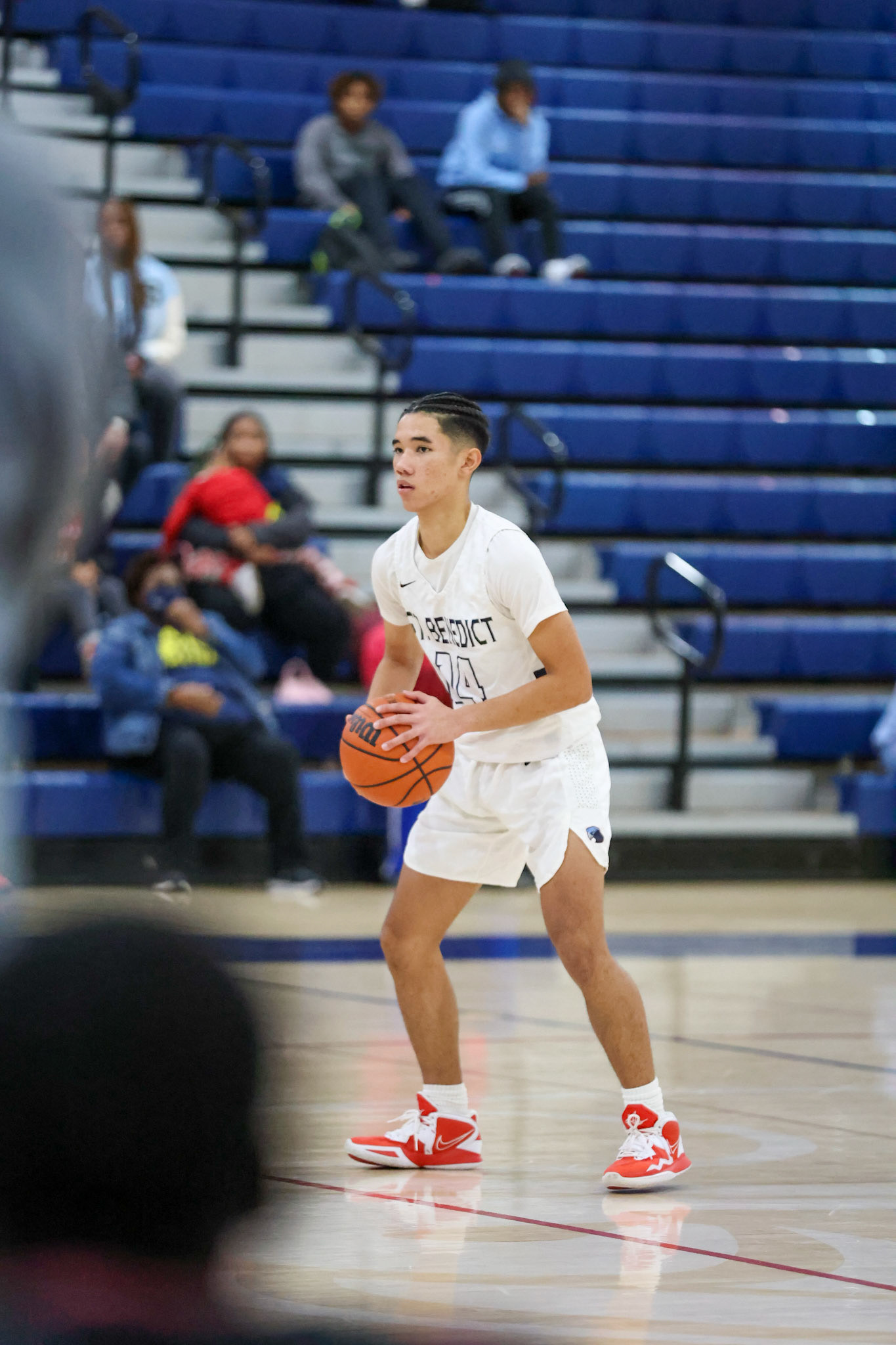 SBA Basketball vs Sacred Heart at the 2022 SBA Holiday Hoops Tournament. (Ryan Beatty Photo)