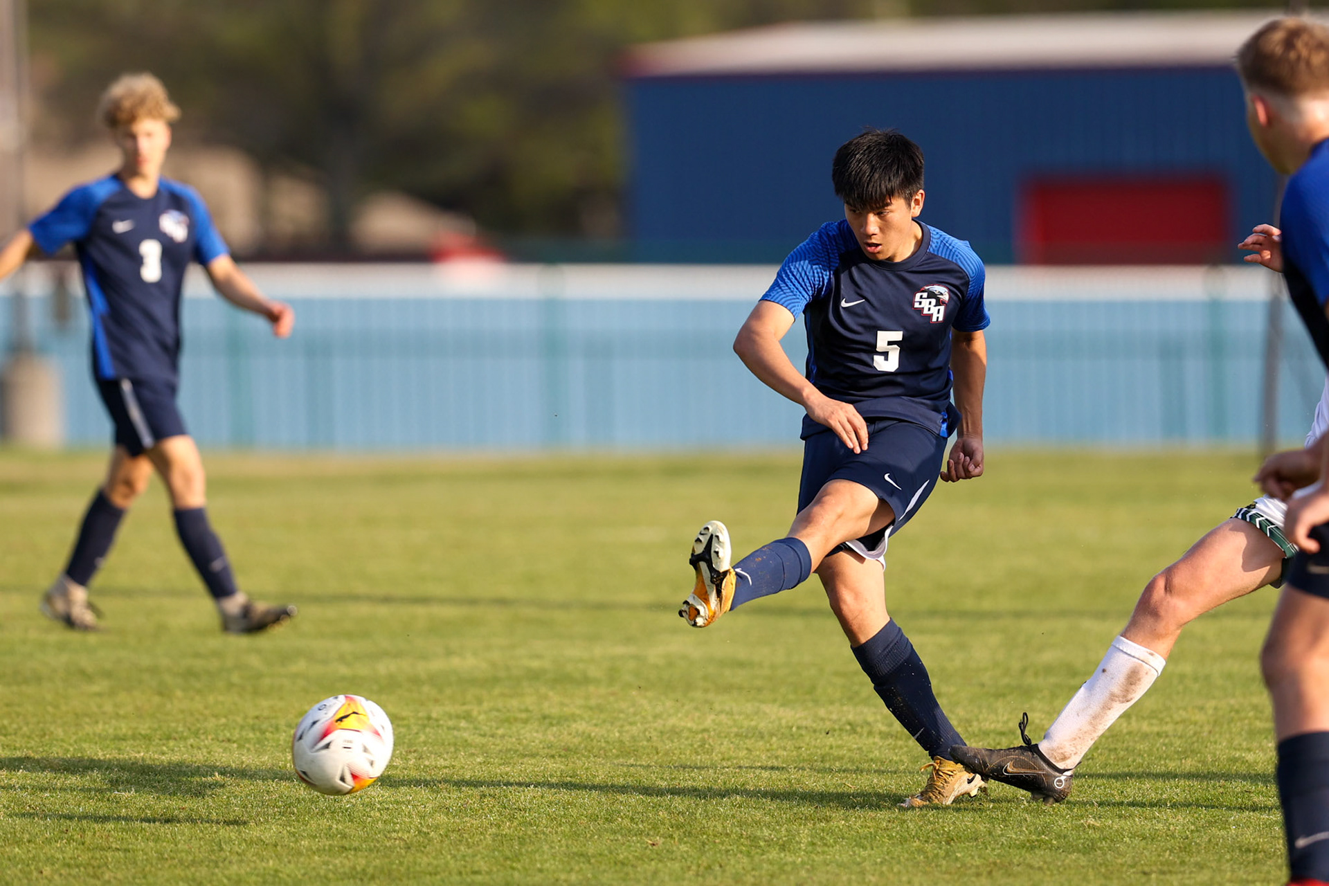 St. Benedict Soccer vs Briarcrest at St. Benedict at Auburndale High School in Memphis, TN on April 21, 2022. (Ryan Beatty/SBA)