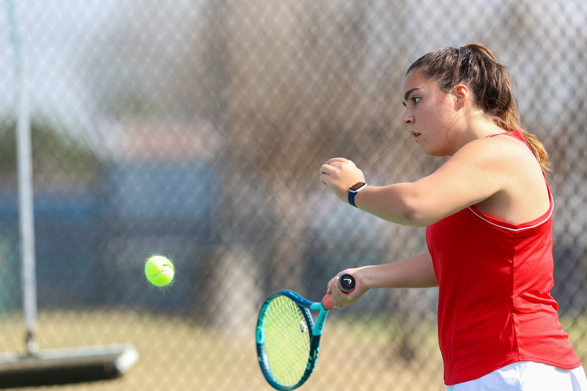 St. Benedict Tennis vs St. Mary’s on April 5, 2022 at St. Benedict at Auburndale High School in Memphis, TN. (Ryan Beatty/SBA)