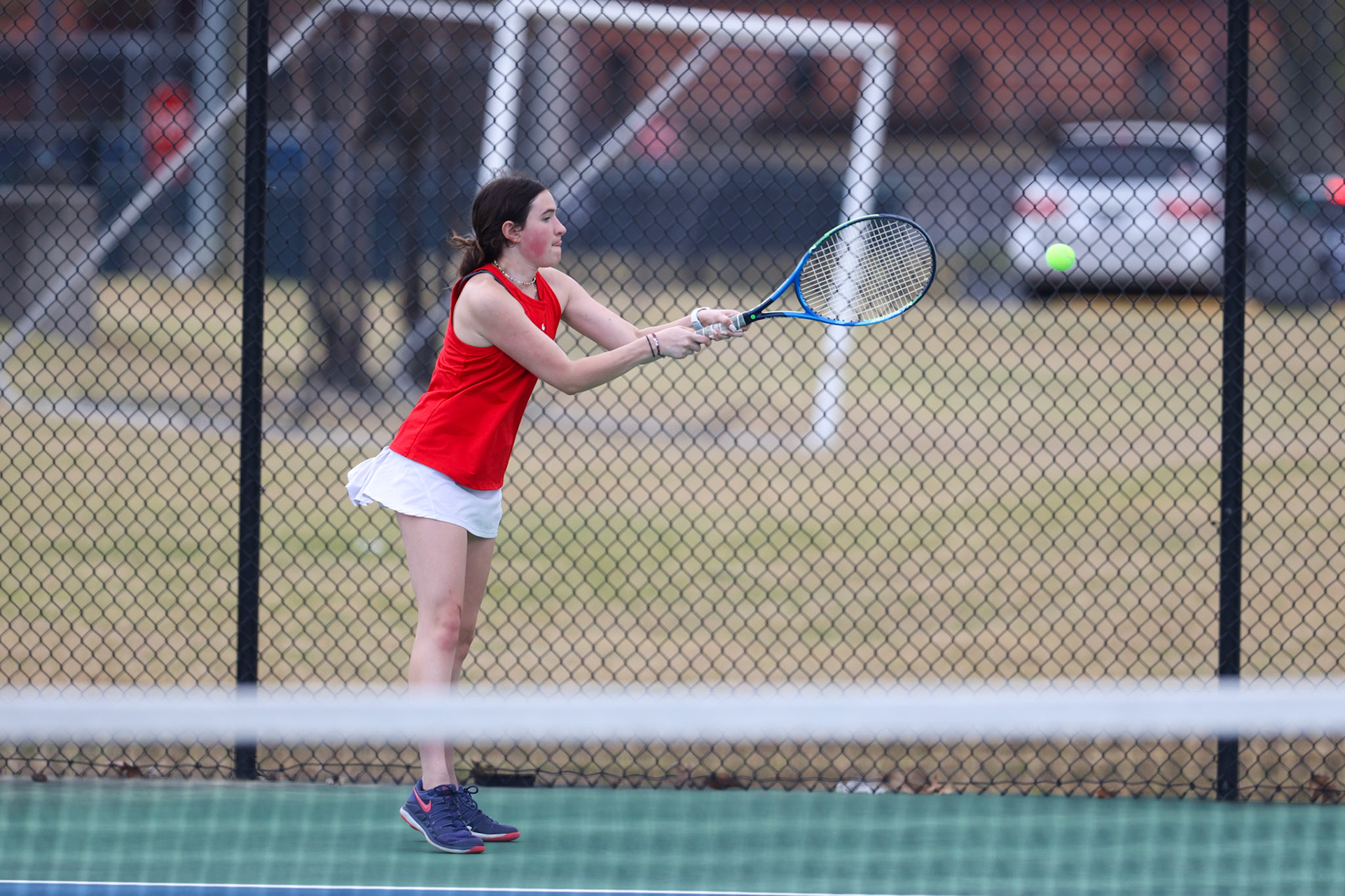 SBA Tennis vs Briacrest on Monday, April 3, 2023. (Ryan Beatty Photo)