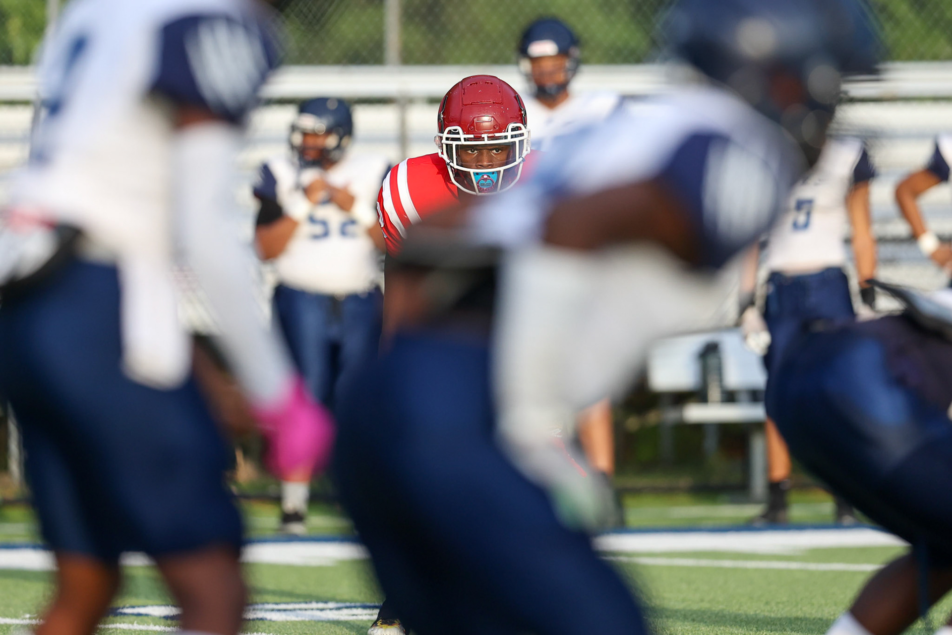 SBA Football Scrimmage on Friday, August 5, 2022 at St. Benedict at Auburndale in Memphis, TN. (Ryan Beatty/SBA)