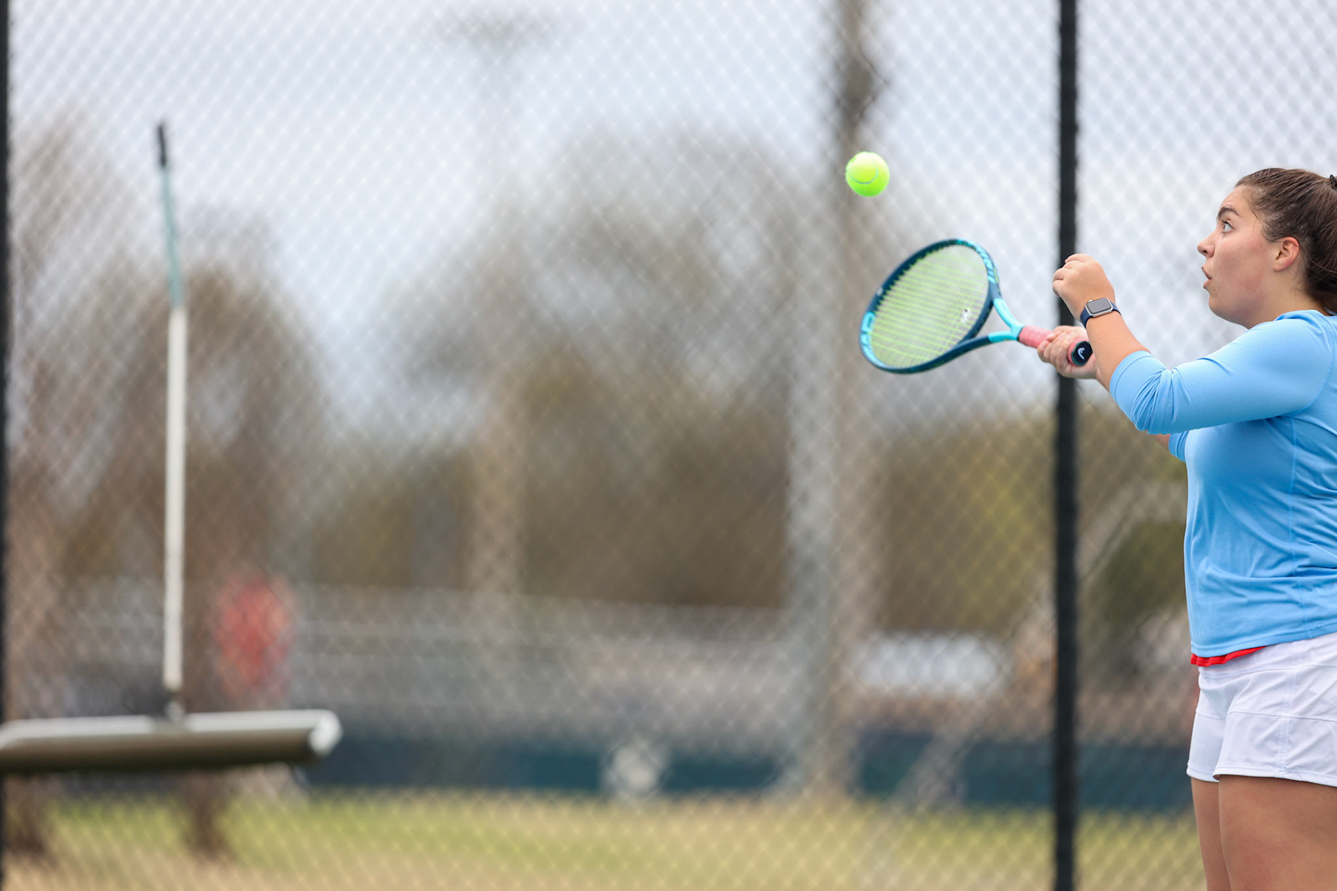 St. Benedict Tennis vs Brighton Cardinals on Wednesday April 6, 2022 at St. Benedict At Auburndale High School in Memphis, TN. (Ryan Beatty/SBA)