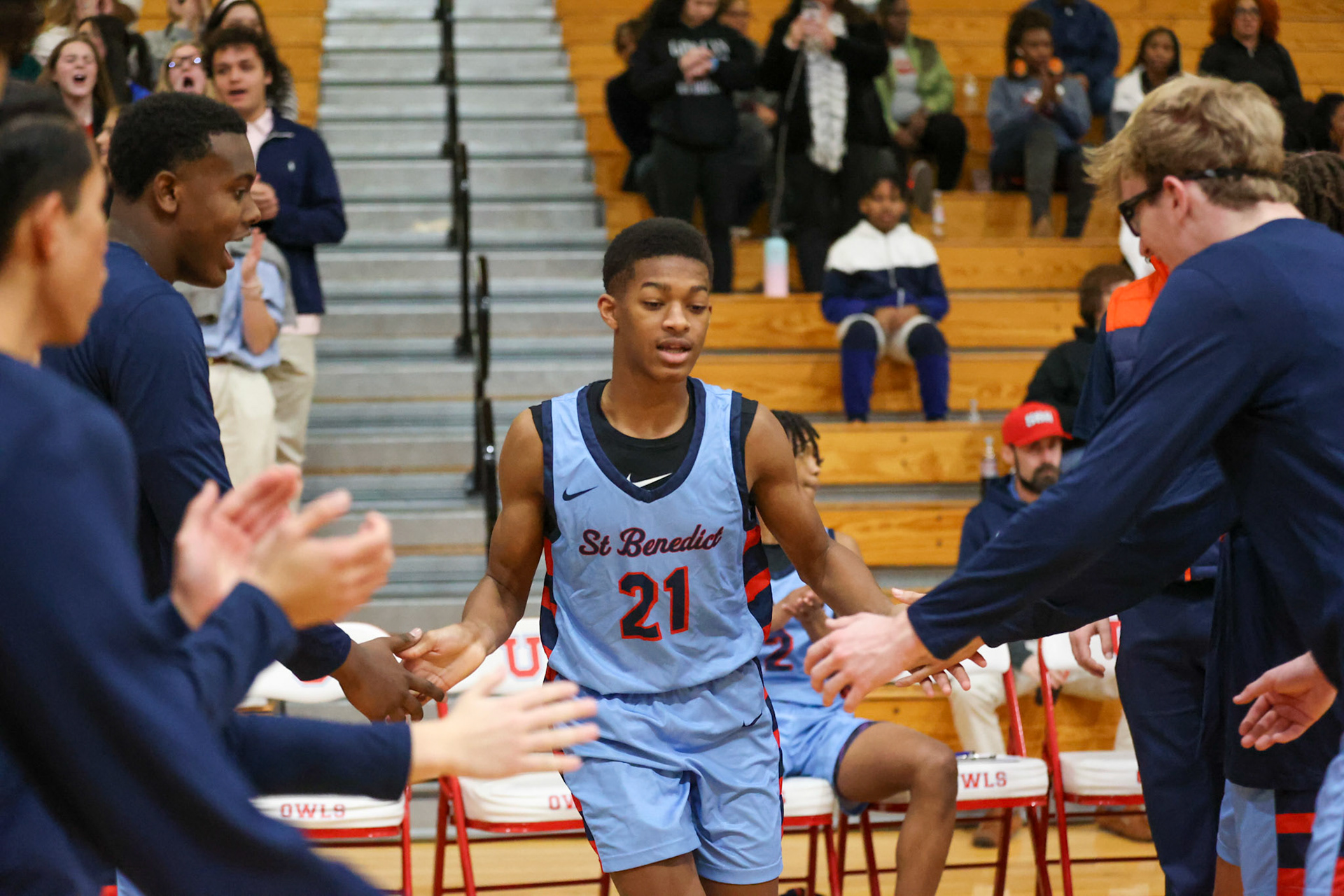SBA Boys Basketball at MUS. (Ryan Beatty Photo)