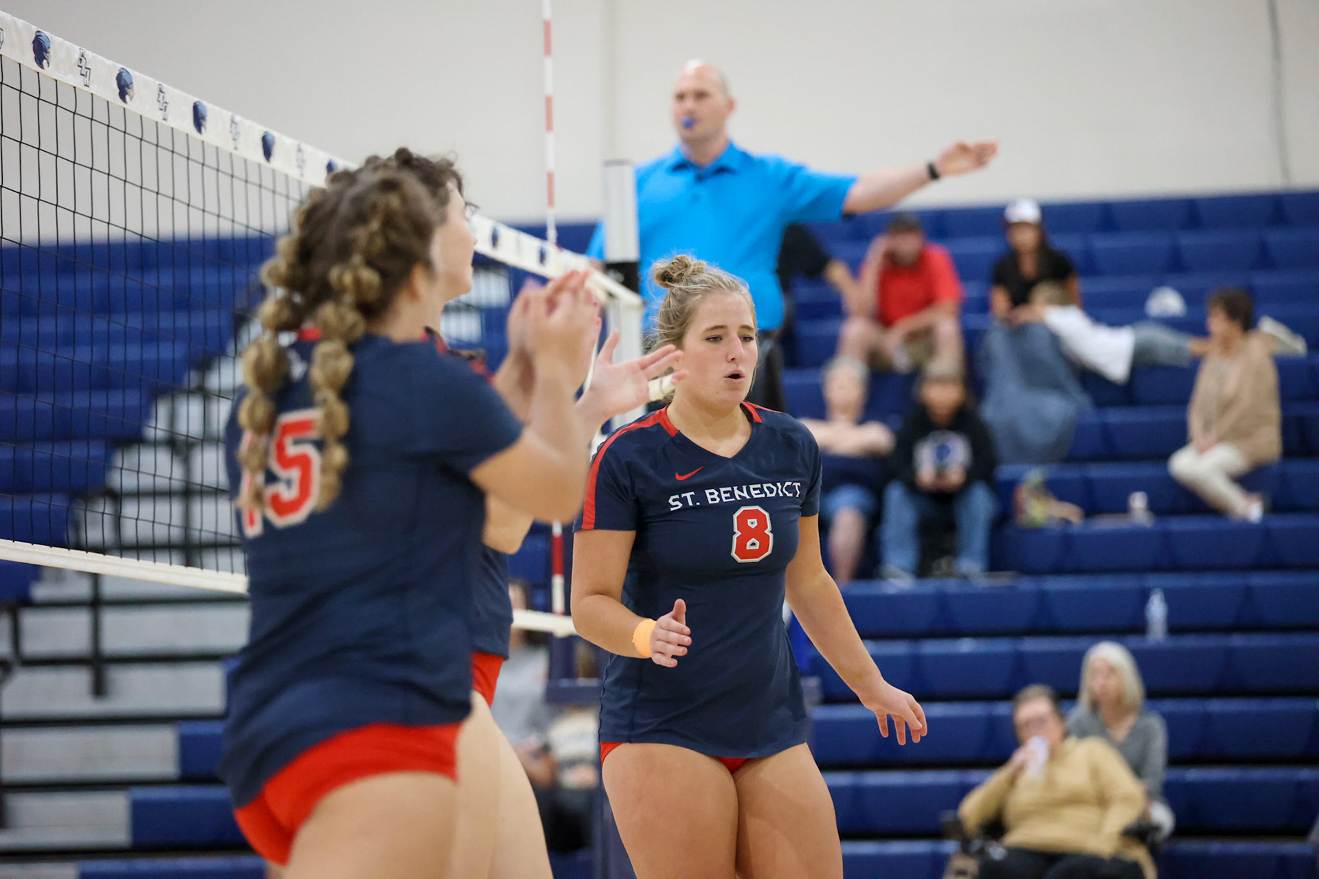 St. Benedict Volleyball vs West Memphis at St. Benedict on Monday, September 12, 2022. (Ryan Beatty/SBA)