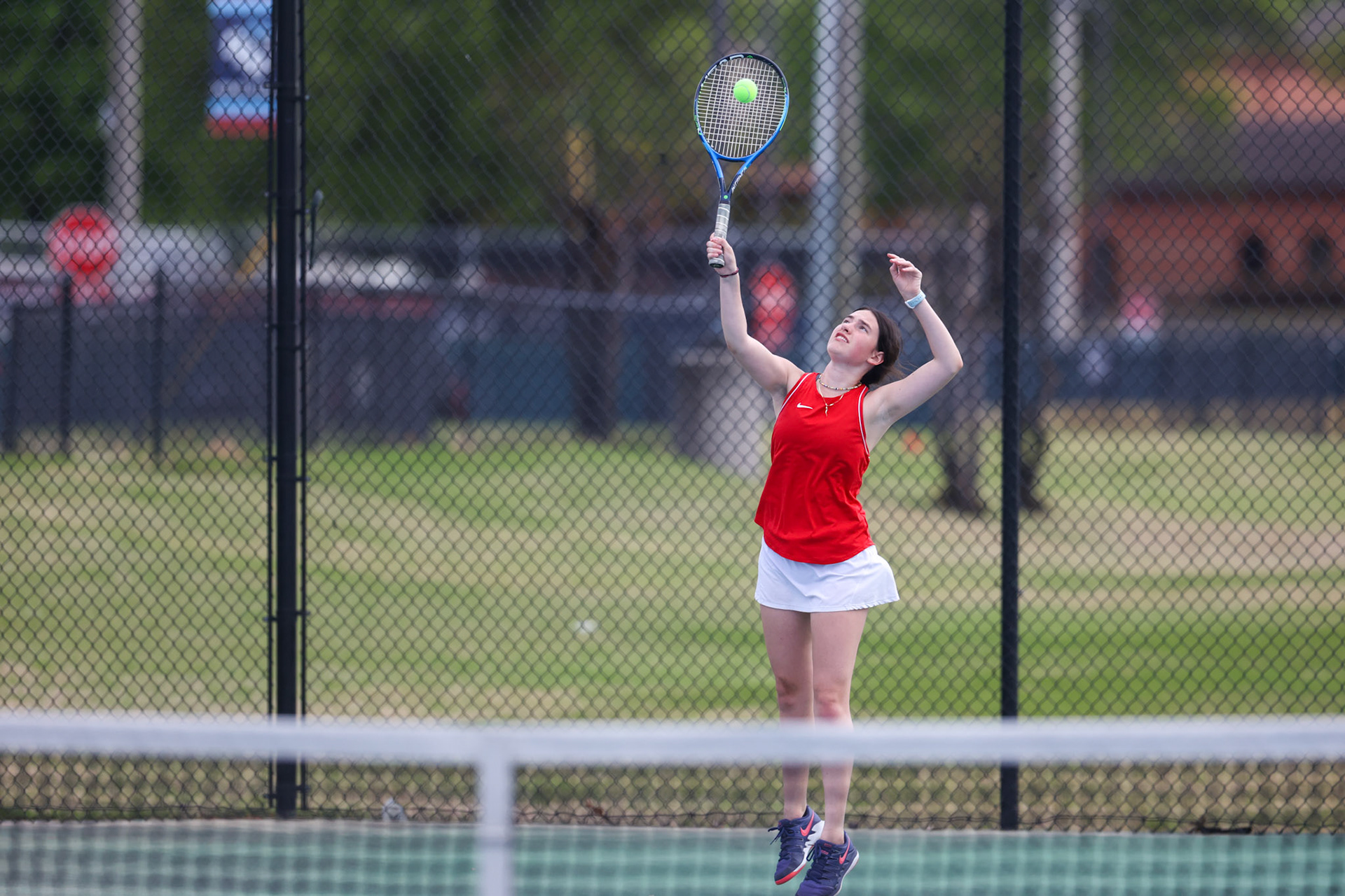 SBA Tennis vs Houston on Thursday, April 13, 2023. (Ryan Beatty Photo)