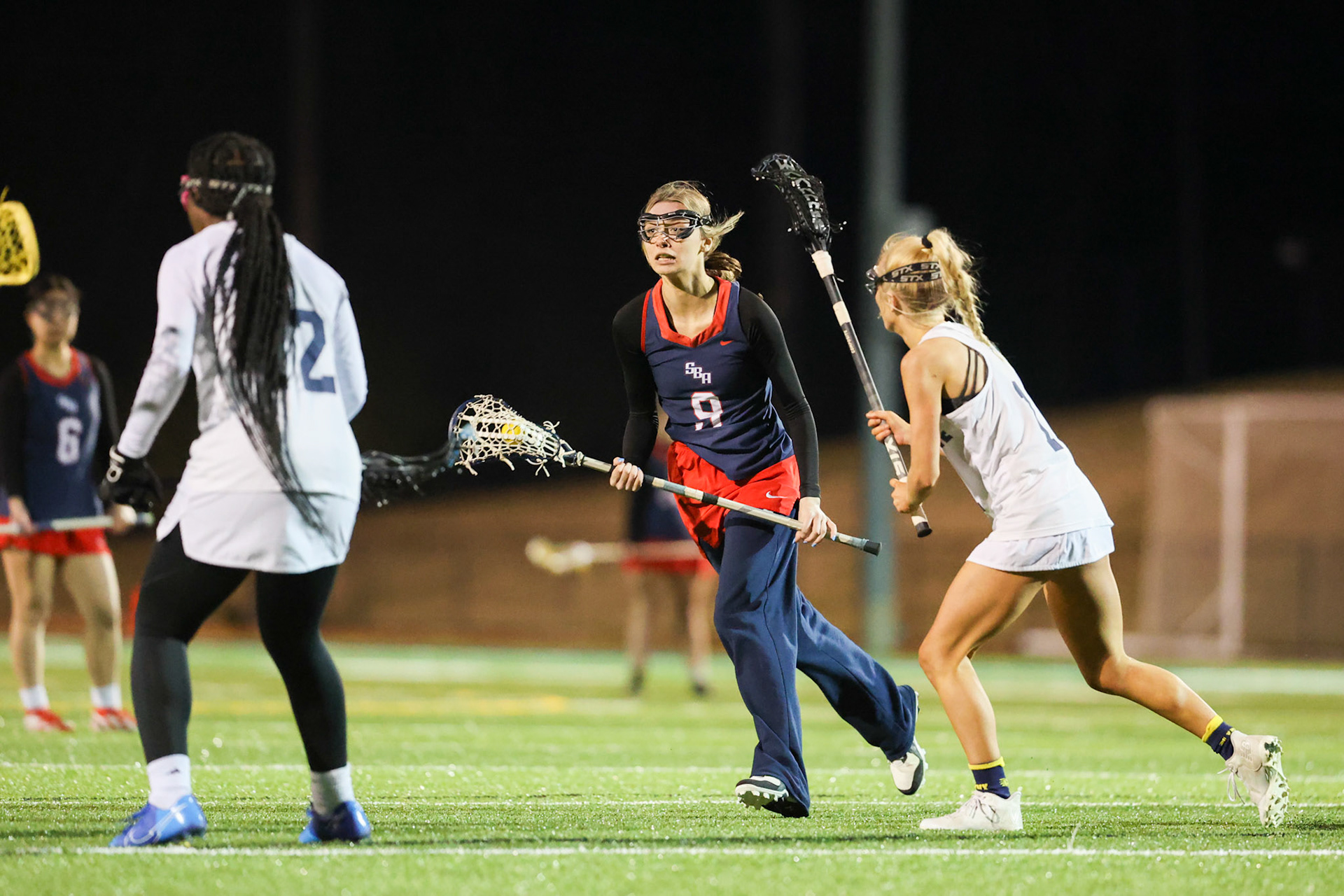 SBA Girls Lacrosse vs Lausanne on Wednesday, March 8, 2023. (Ryan Beatty Photo)