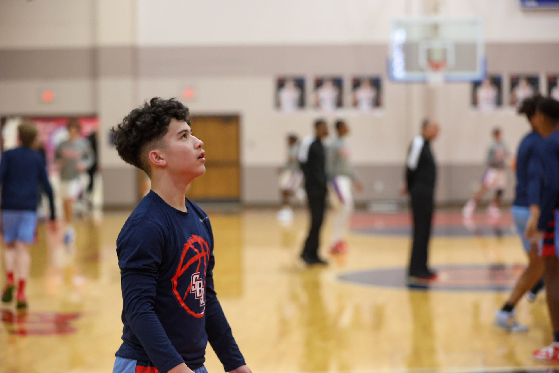 SBA Boys Basketball at MUS. (Ryan Beatty Photo)