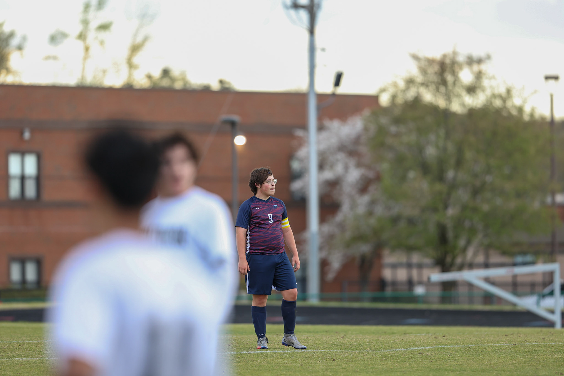 St. Benedict Soccer vs Millington on April 7, 2022 at St. Benedict At Auburndale High School in Memphis, TN. (Ryan Beatty/SBA)