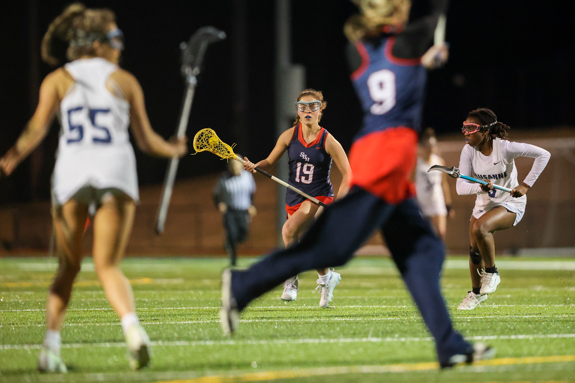 SBA Girls Lacrosse vs Lausanne on Wednesday, March 8, 2023. (Ryan Beatty Photo)