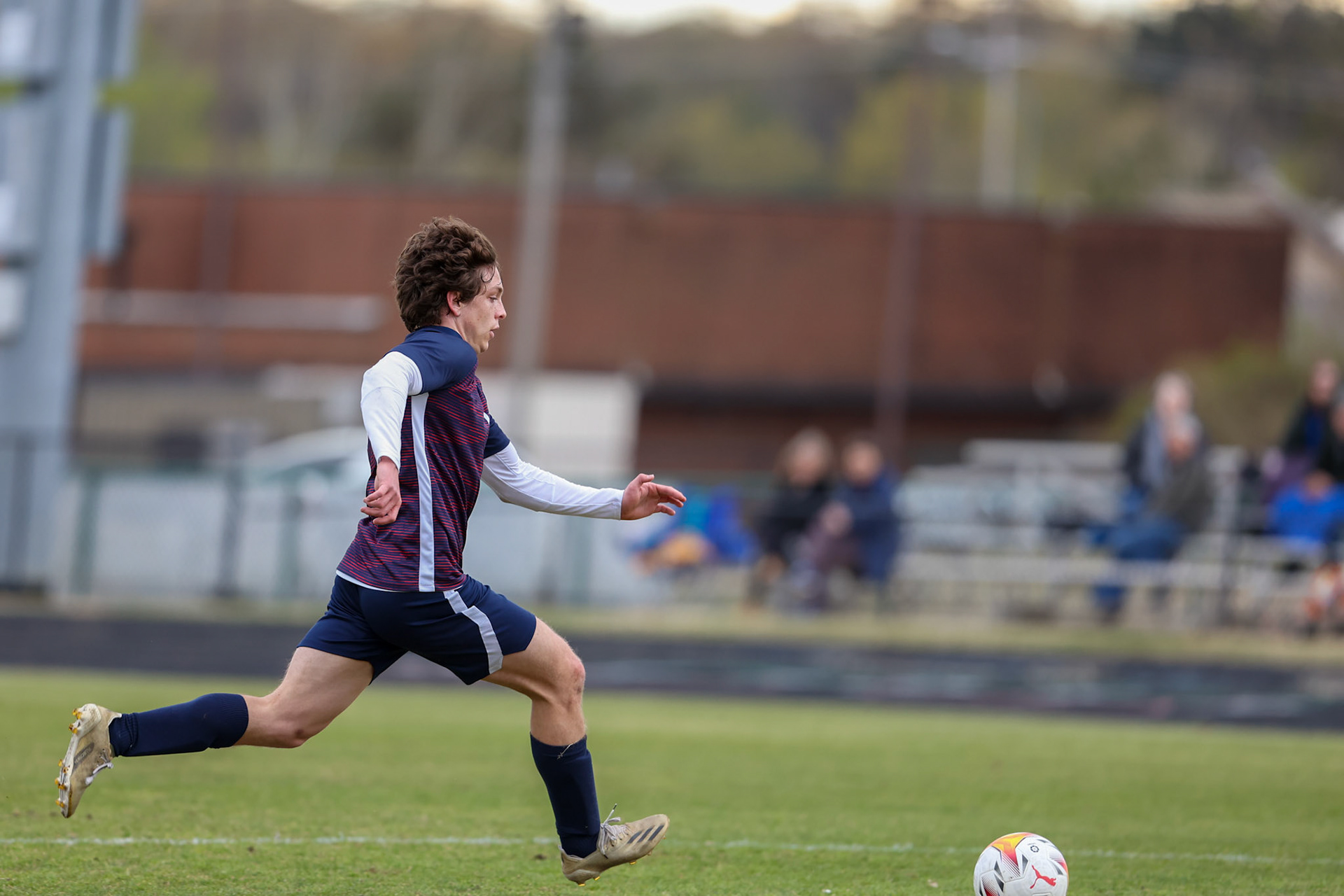 St. Benedict Soccer vs Millington on April 7, 2022 at St. Benedict At Auburndale High School in Memphis, TN. (Ryan Beatty/SBA)