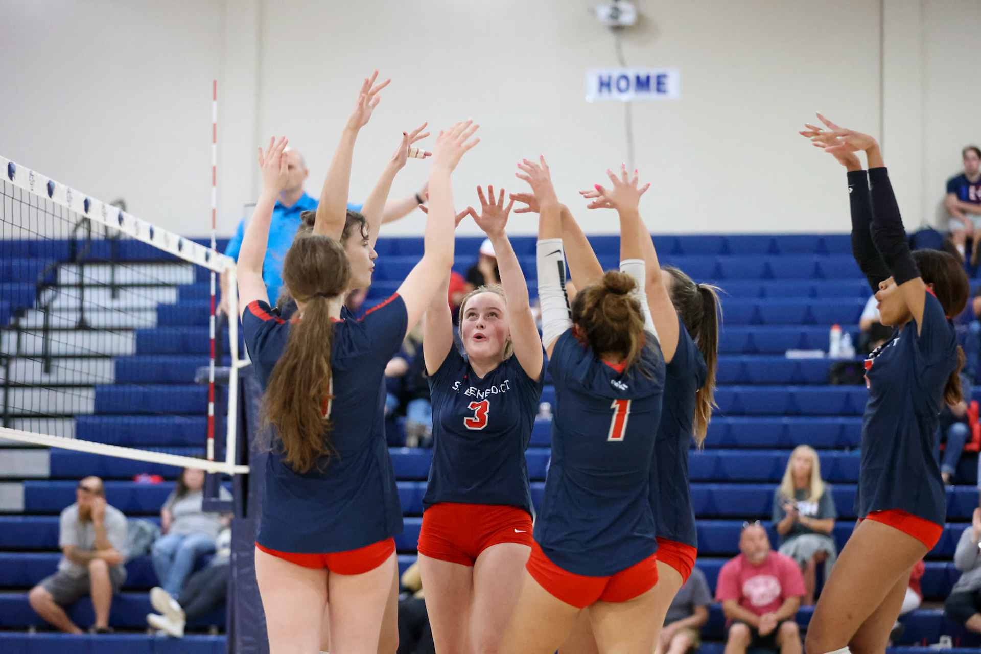 St. Benedict Volleyball vs West Memphis at St. Benedict on Monday, September 12, 2022. (Ryan Beatty/SBA)
