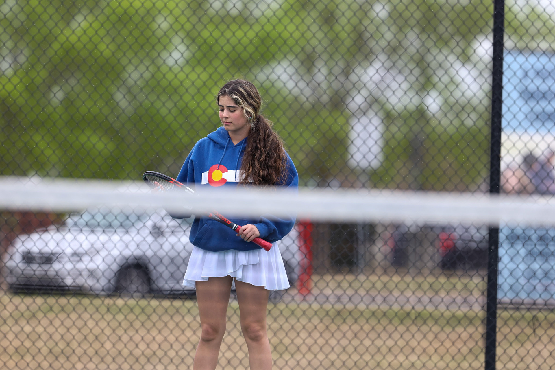 St. Benedict Tennis vs Brighton Cardinals on Wednesday April 6, 2022 at St. Benedict At Auburndale High School in Memphis, TN. (Ryan Beatty/SBA)