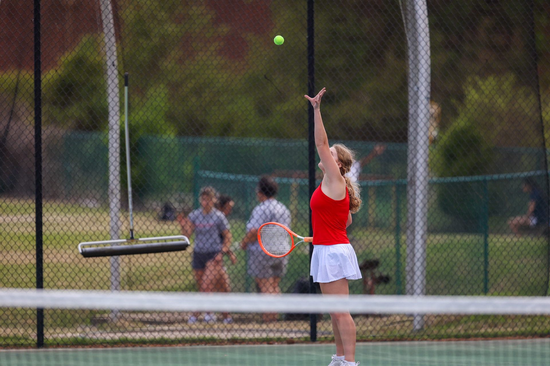 SBA Tennis vs Houston on Thursday, April 13, 2023. (Ryan Beatty Photo)