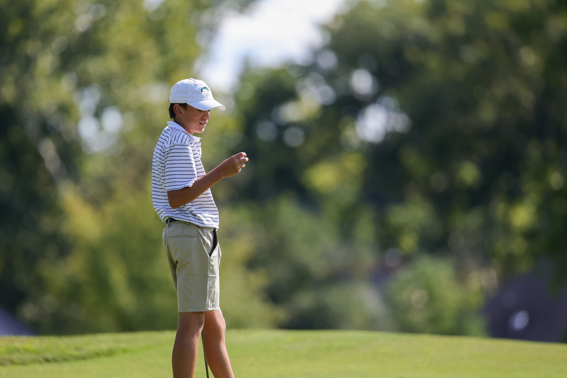 St. Benedict Boys Golf at Colonial on August 30, 2022. (Ryan Beatty/SBA)