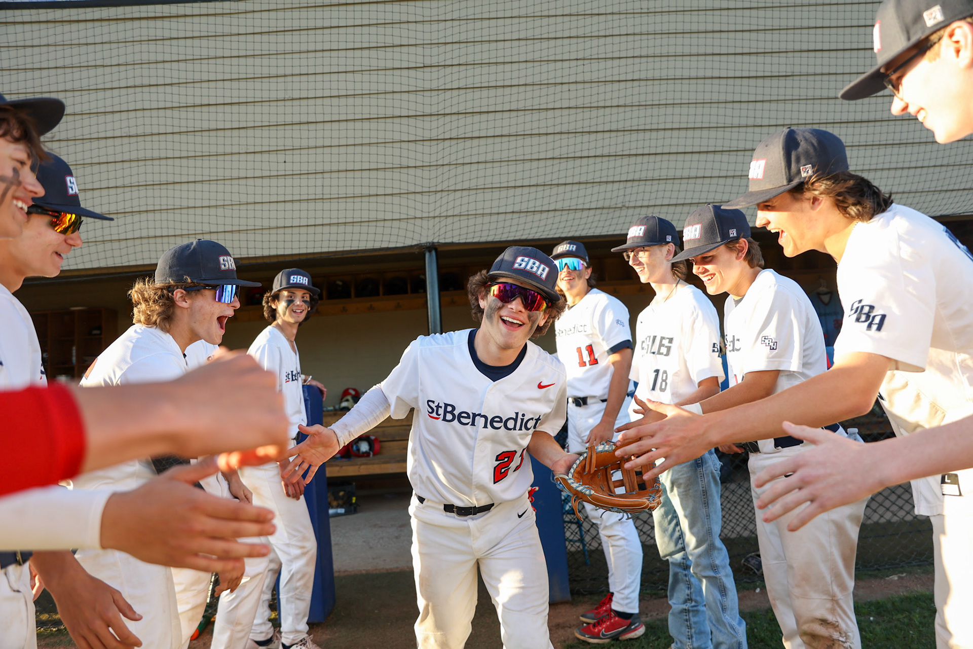 SBA Baseball Senior Night (Ryan Beatty Photo)