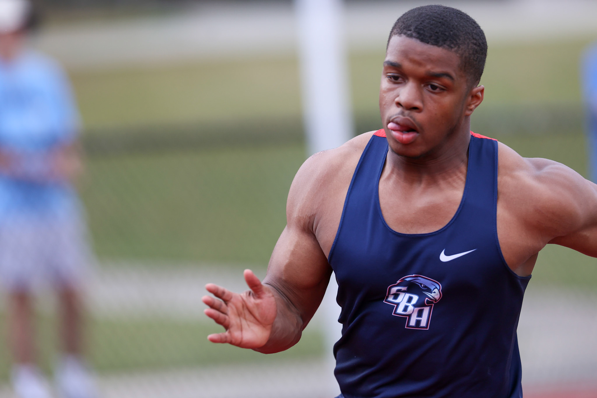 St. Benedict Track at Memphis University School in Memphis, TN on May 3, 2022. (Ryan Beatty/SBA)