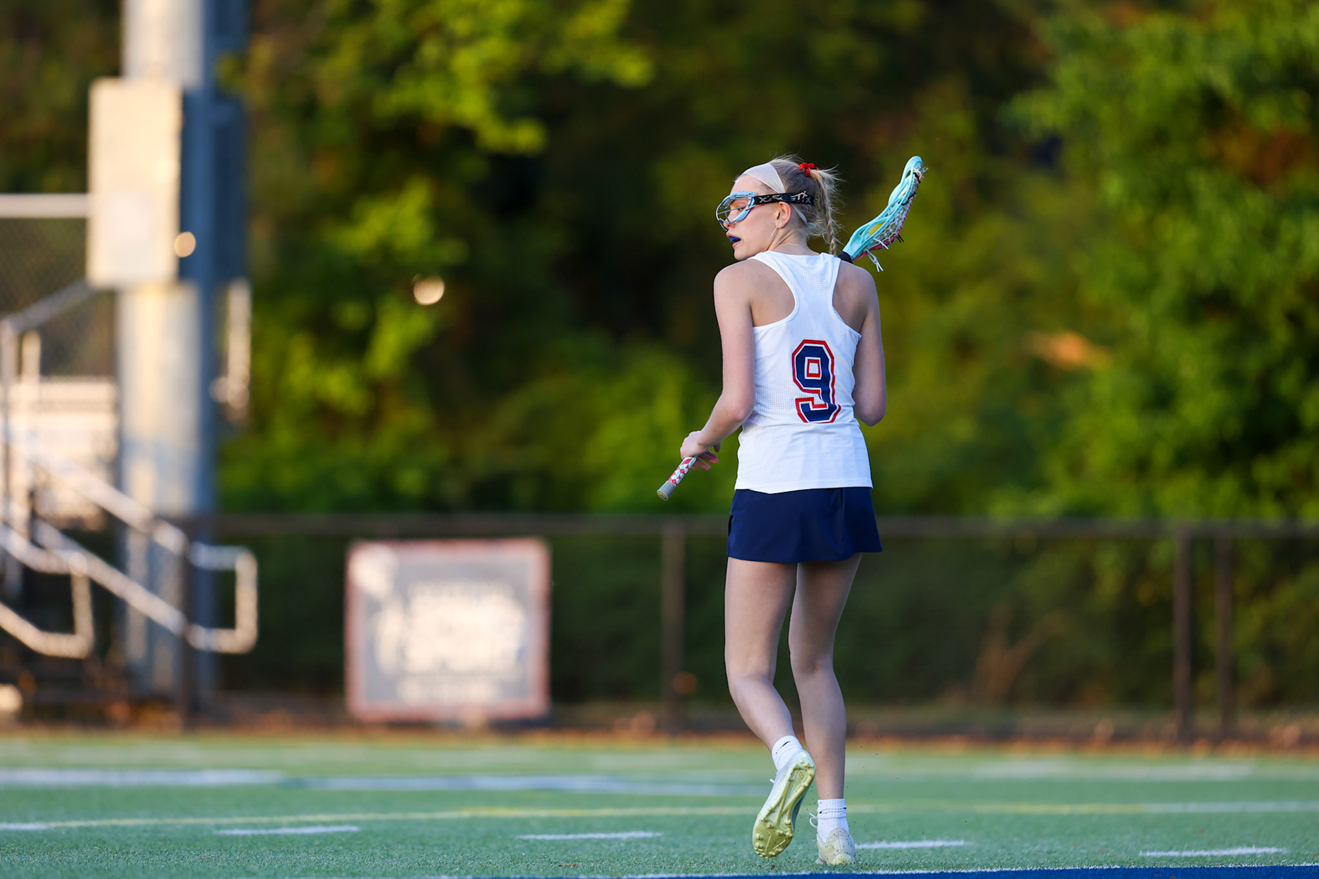 St. Benedict Girls Lacrosse vs St. Agnes on Senior Night at St. Benedict at Auburndale in Memphis, TN on April 19, 2022. (Ryan Beatty/SBA)