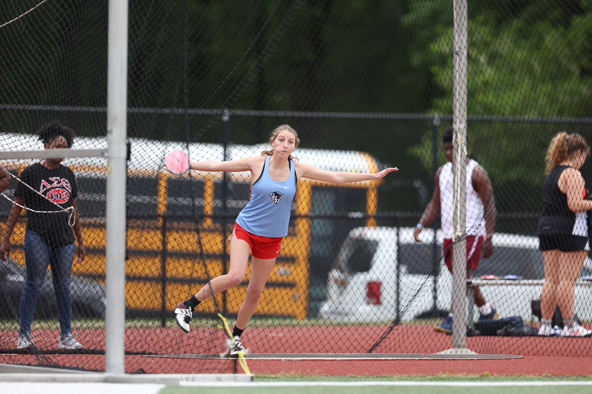 St. Benedict Track at Memphis University School in Memphis, TN on May 3, 2022. (Ryan Beatty/SBA)
