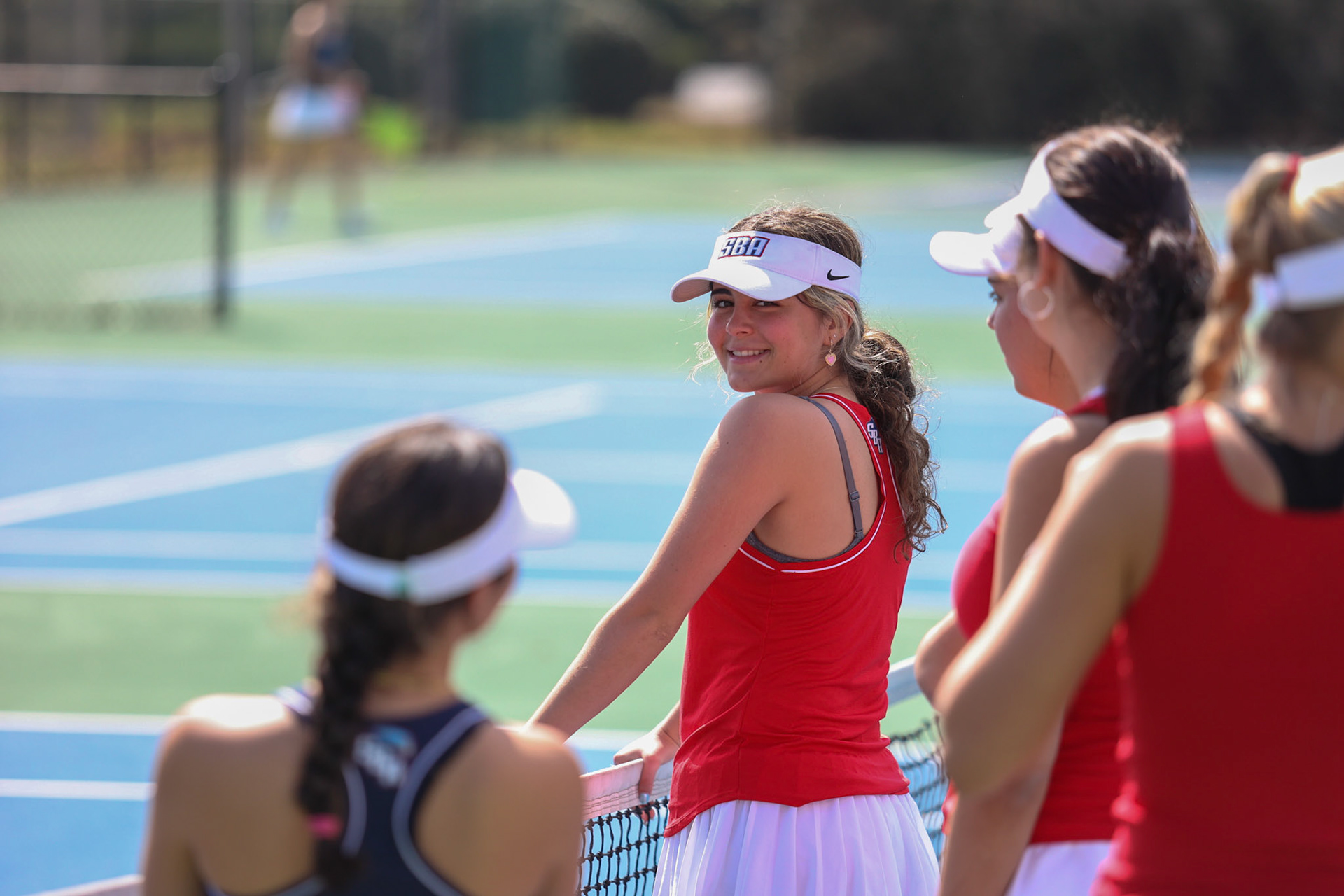 St. Benedict Tennis vs St. Mary’s on April 5, 2022 at St. Benedict at Auburndale High School in Memphis, TN. (Ryan Beatty/SBA)