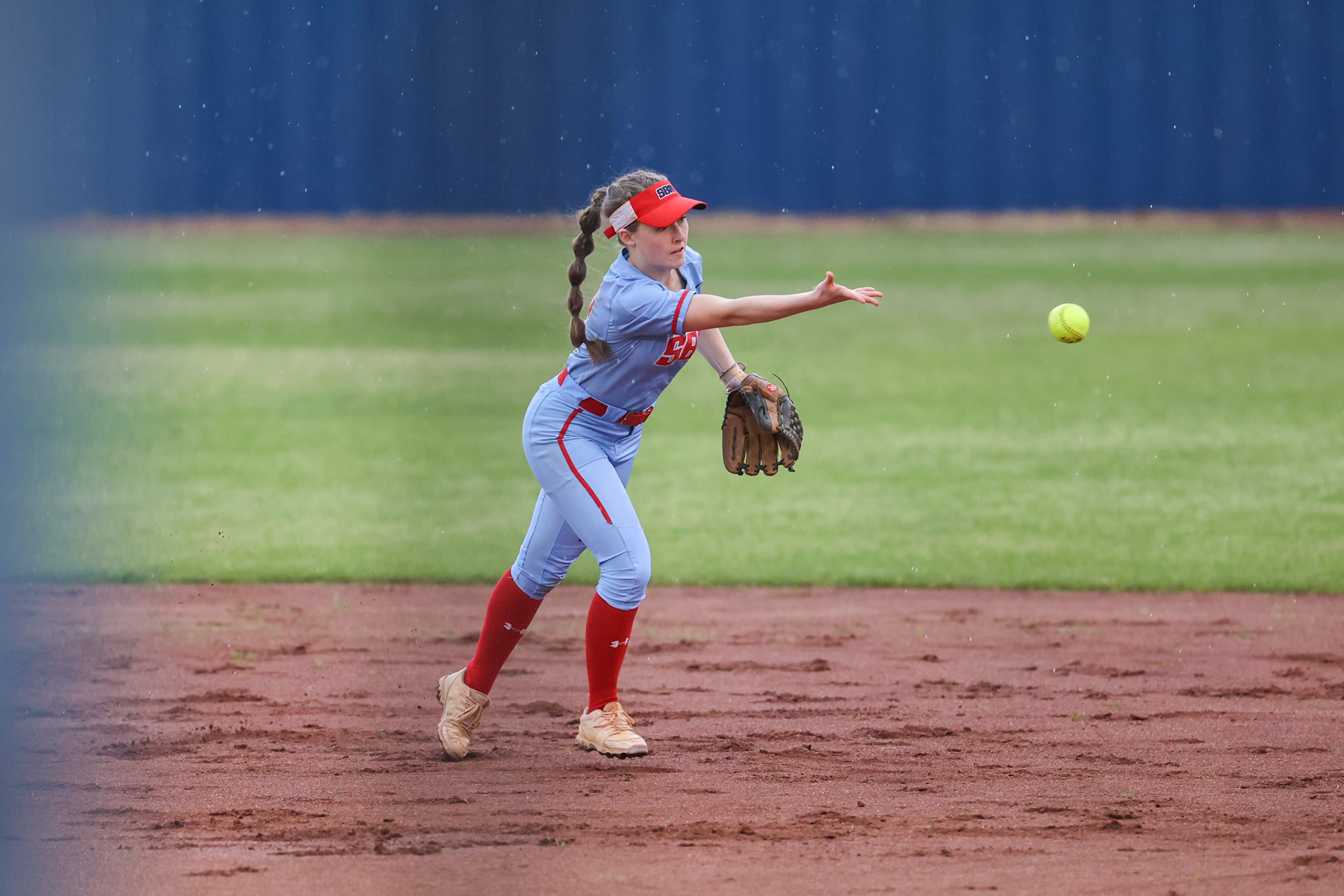 St. Benedict Softball vs Millington on Senior Night at St. Benedict at Auburndale in Memphis, TN on April 20, 2022. (Ryan Beatty/SBA)