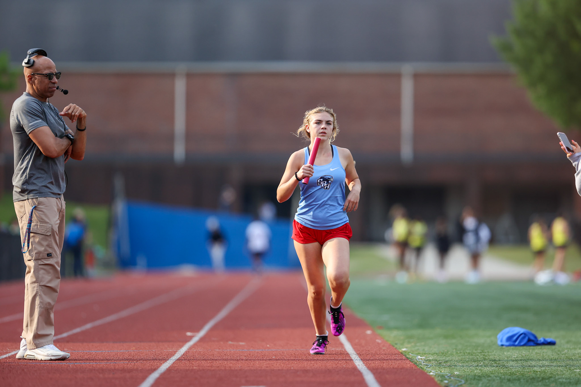 St. Benedict Track at Memphis University School in Memphis, TN on May 3, 2022. (Ryan Beatty/SBA)