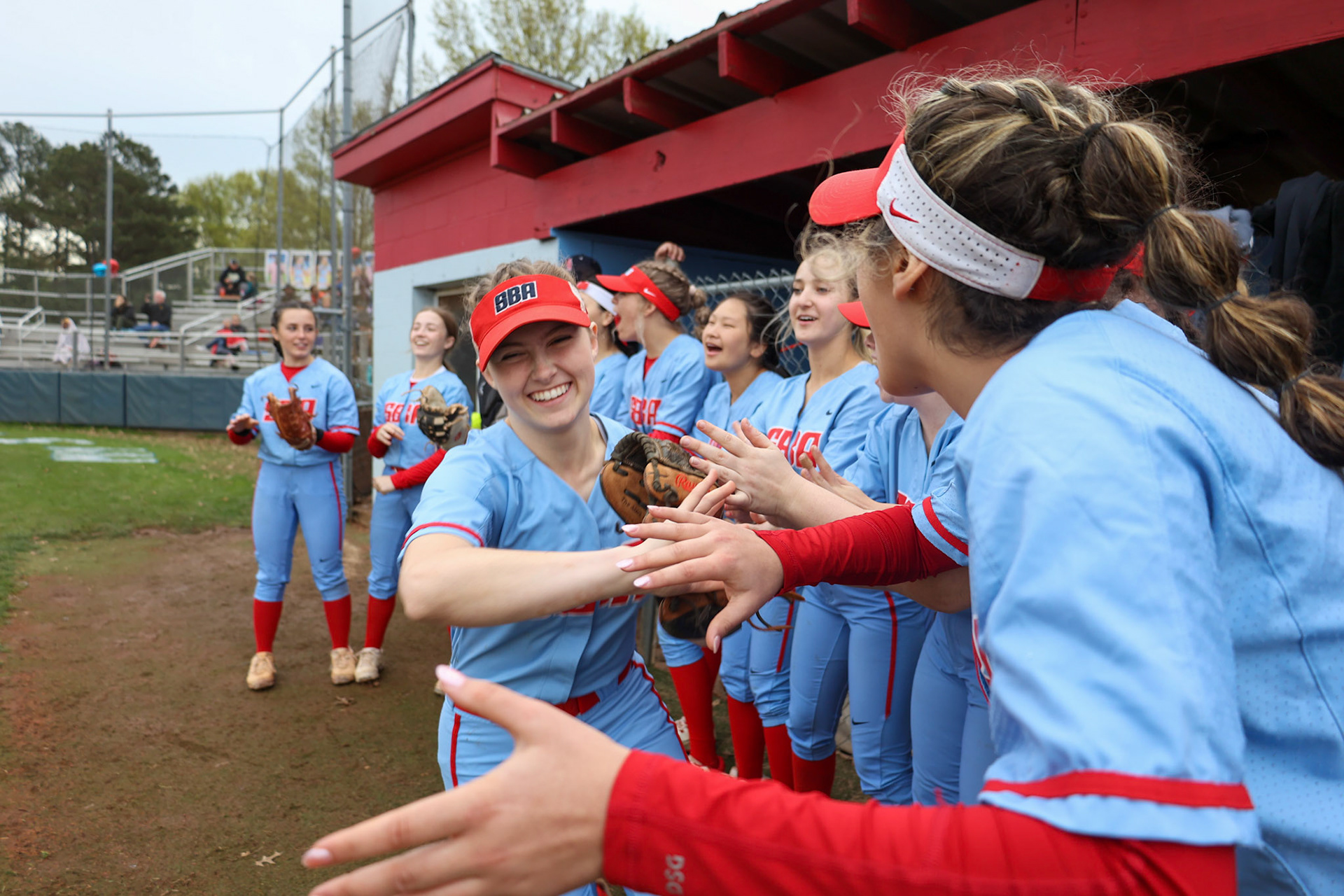 St. Benedict Softball vs Millington on Senior Night at St. Benedict at Auburndale in Memphis, TN on April 20, 2022. (Ryan Beatty/SBA)