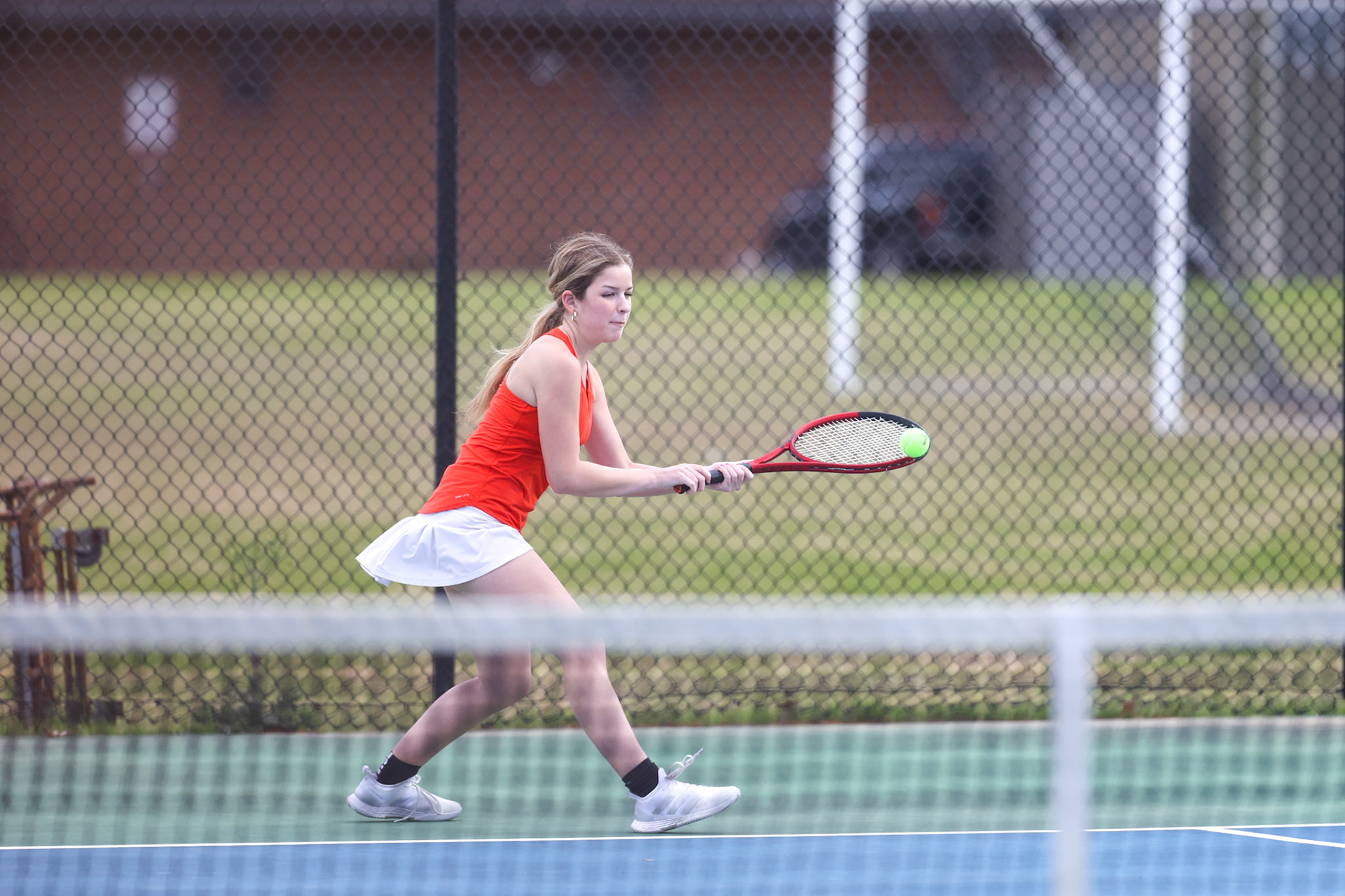 SBA Tennis vs Houston on Thursday, April 13, 2023. (Ryan Beatty Photo)