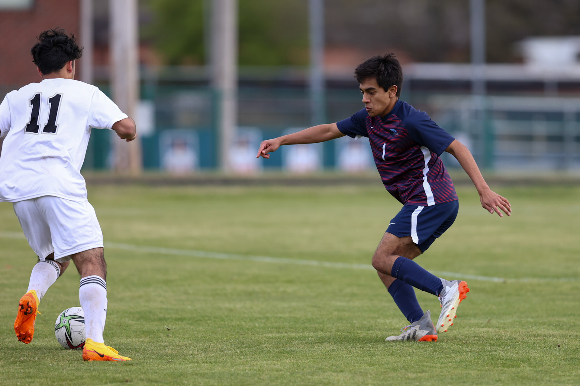 St. Benedict Soccer vs Millington on April 7, 2022 at St. Benedict At Auburndale High School in Memphis, TN. (Ryan Beatty/SBA)