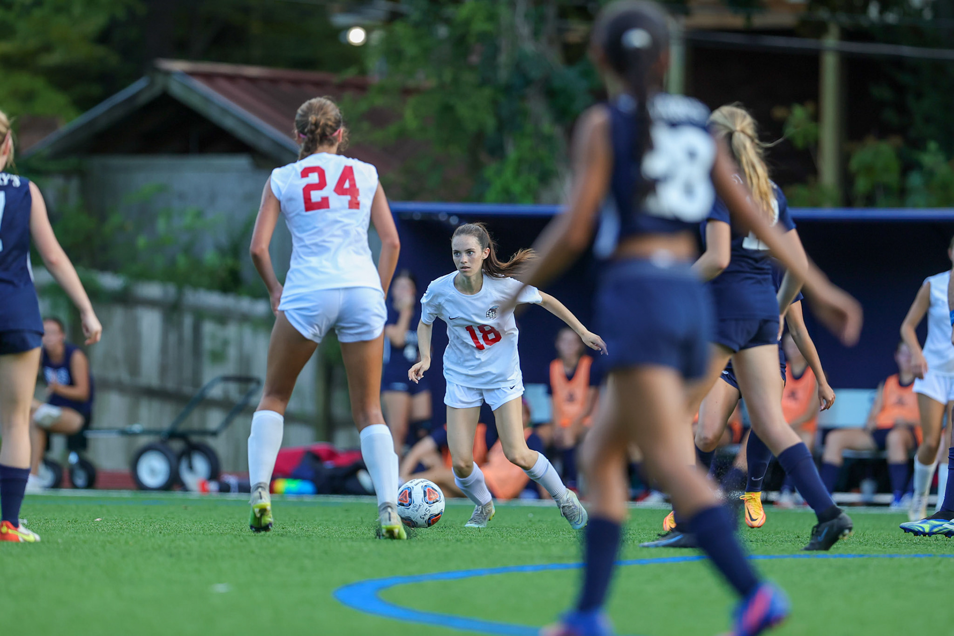 St. Benedict Soccer vs St. Mary’s on August 30, 2022. (Ryan Beatty/SBA)