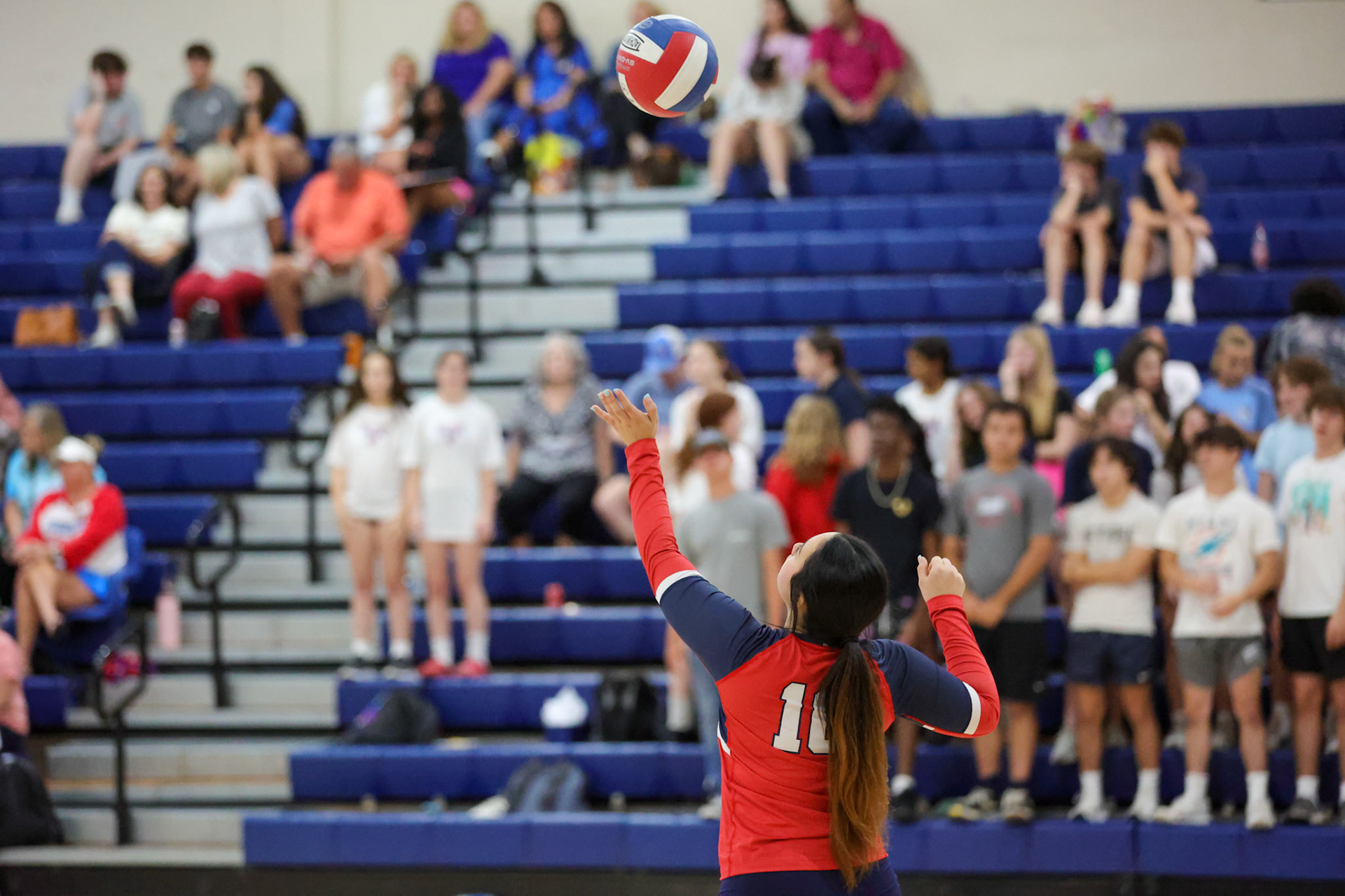 St. Benedict Volleyball vs White Station at St. Benedict at Auburndale in Memphis, TN on Thursday, September 22, 2022. (Ryan Beatty/SBA)