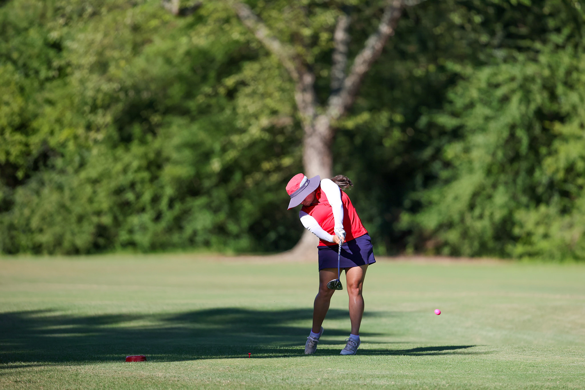 St. Benedict Girls Golf at Windyke on August 31, 2022. (Ryan Beatty/SBA)