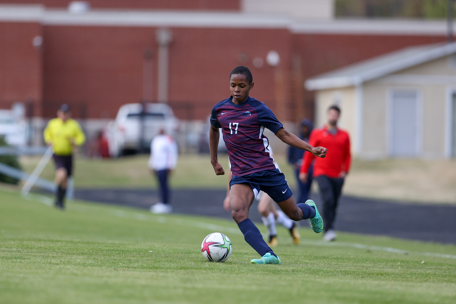 St. Benedict Soccer vs Millington on April 7, 2022 at St. Benedict At Auburndale High School in Memphis, TN. (Ryan Beatty/SBA)