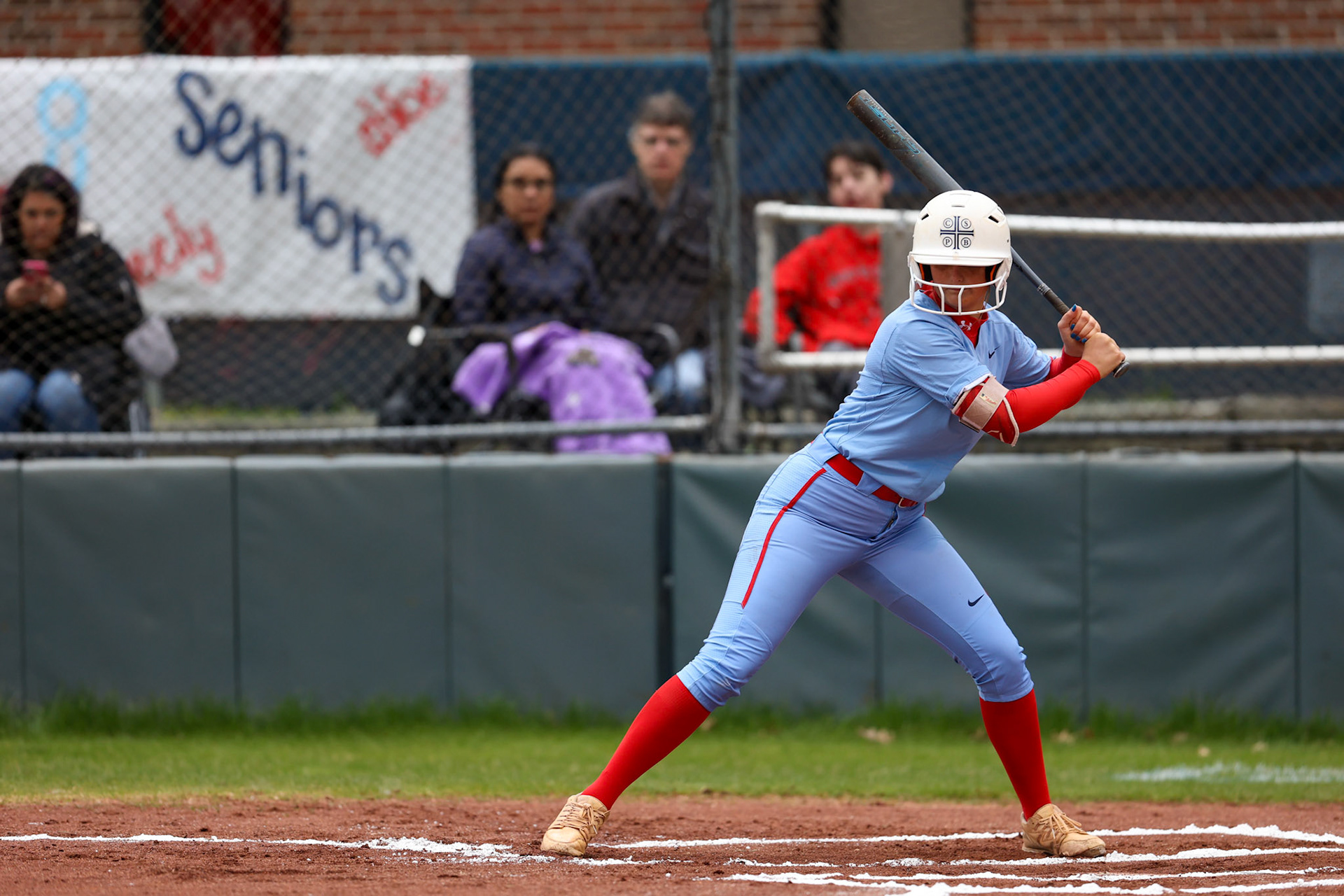 St. Benedict Softball vs Millington on Senior Night at St. Benedict at Auburndale in Memphis, TN on April 20, 2022. (Ryan Beatty/SBA)